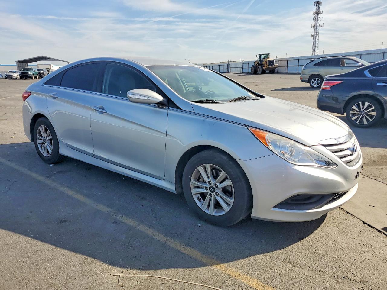 2014 Hyundai Sonata Gls Silver vin: 5NPEB4AC7EH884786