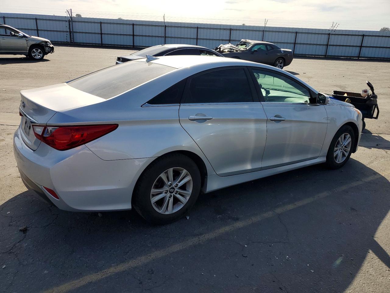 2014 Hyundai Sonata Gls Silver vin: 5NPEB4AC7EH884786