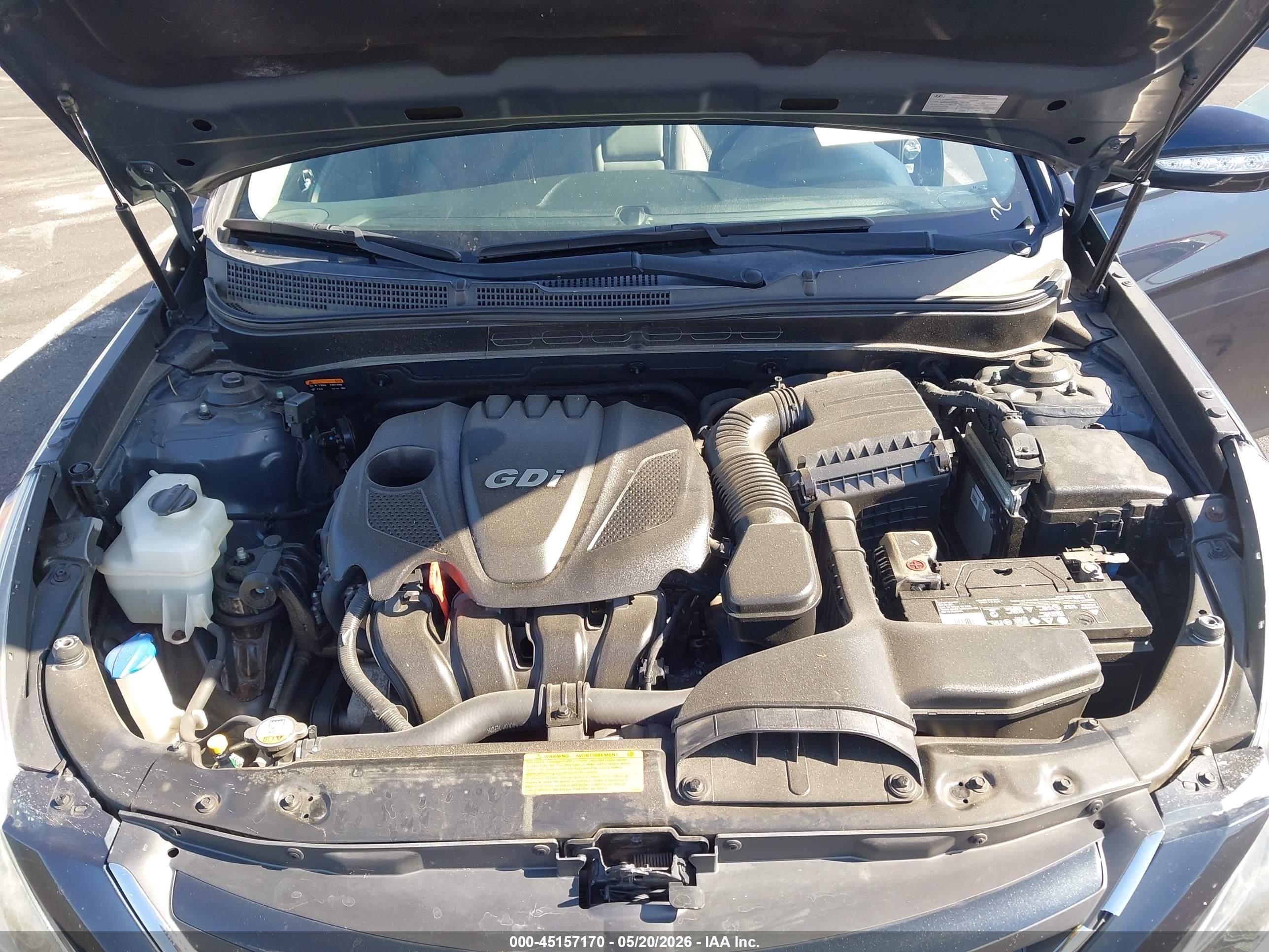 2014 Hyundai Sonata Gls Dark Blue vin: 5NPEB4AC7EH898123