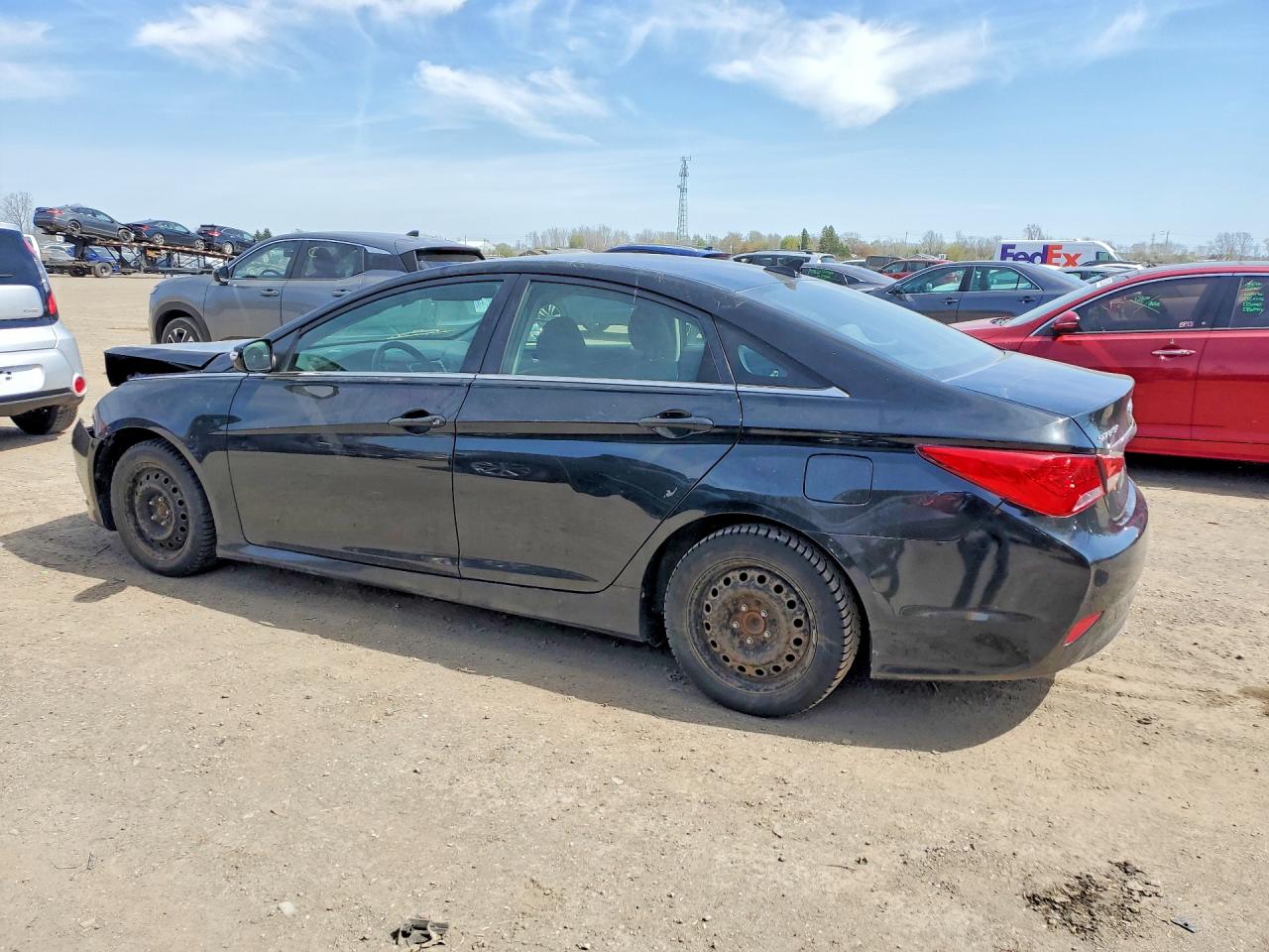 2014 Hyundai Sonata Gls Black vin: 5NPEB4AC7EH906169