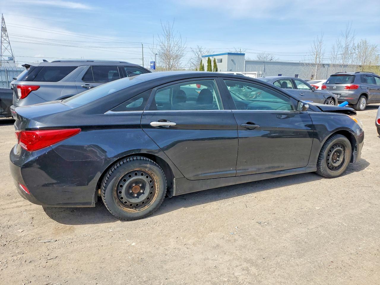 2014 Hyundai Sonata Gls Black vin: 5NPEB4AC7EH906169
