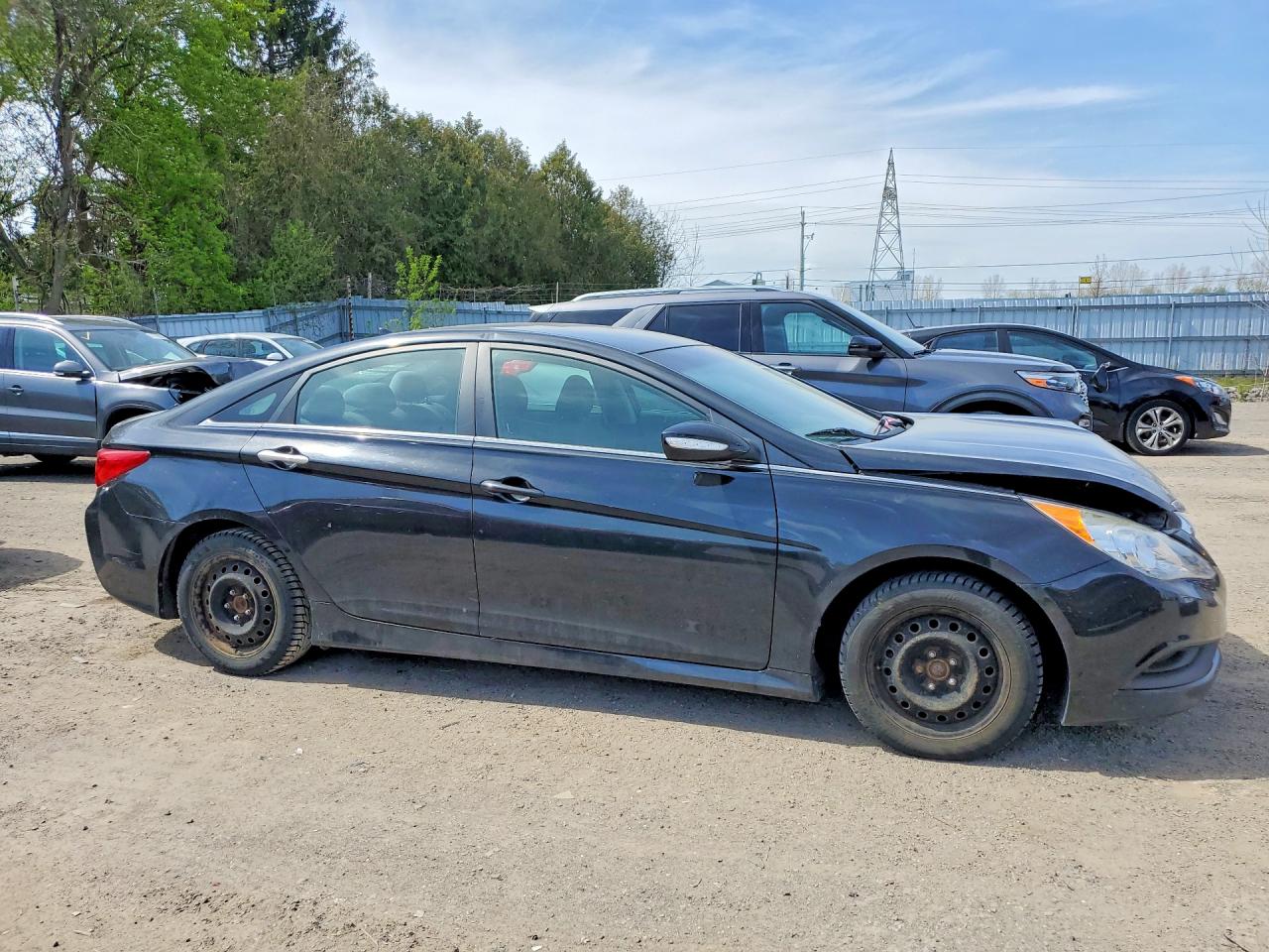 2014 Hyundai Sonata Gls Black vin: 5NPEB4AC7EH906169