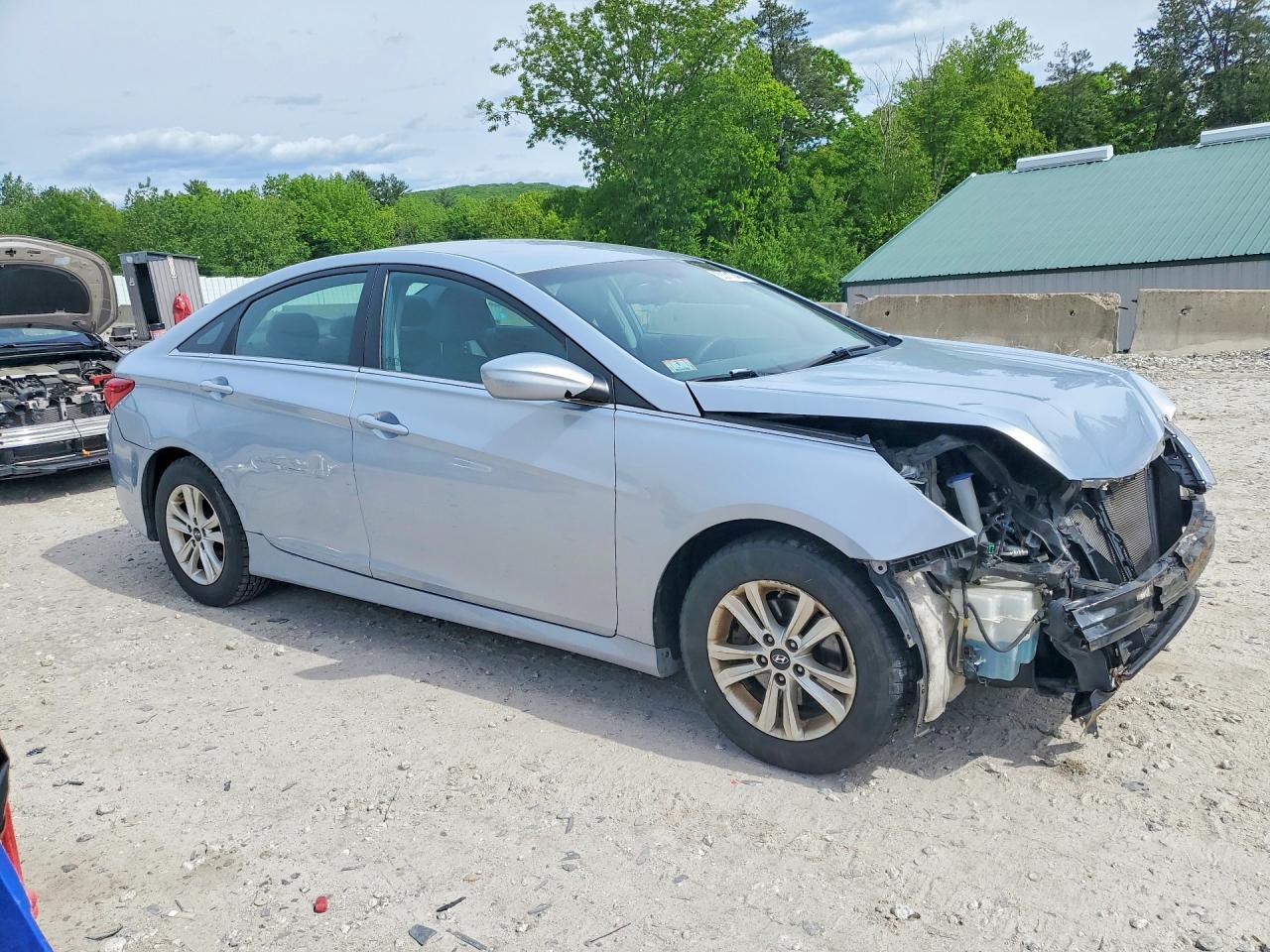 2014 Hyundai Sonata Gls Blue vin: 5NPEB4AC7EH910870