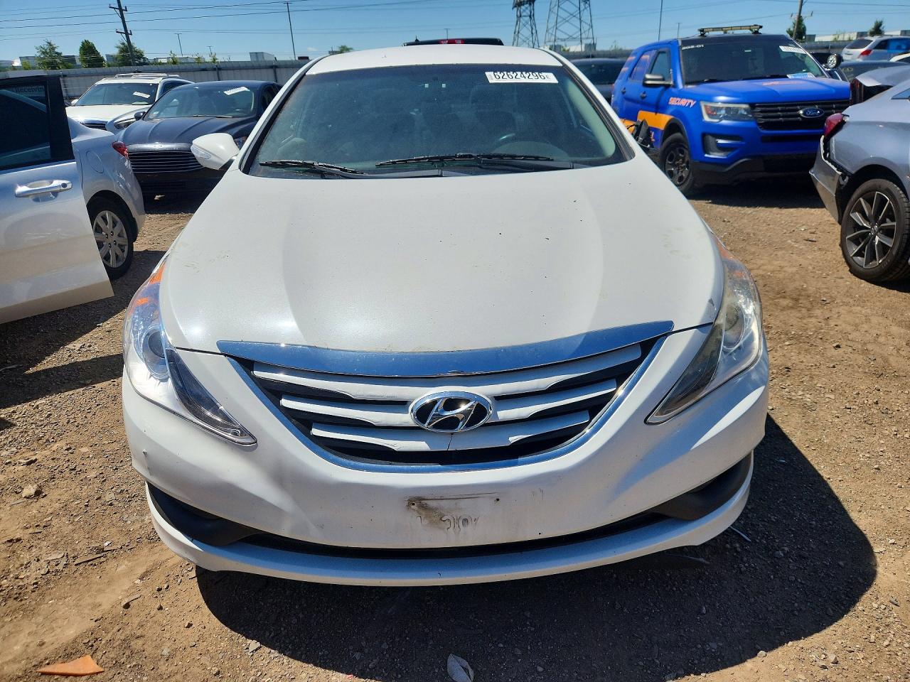2014 Hyundai Sonata Gls Белый vin: 5NPEB4AC7EH916619