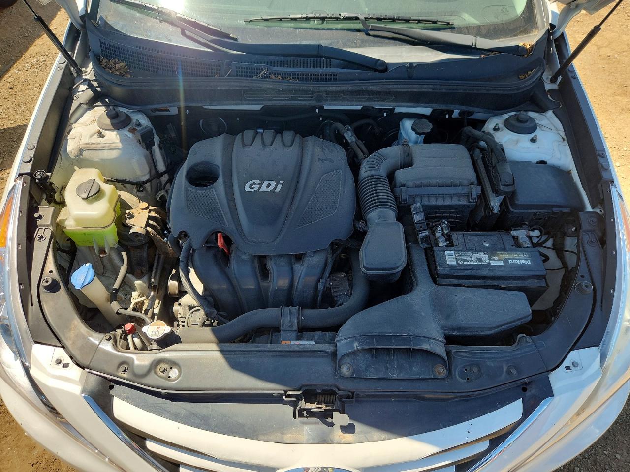 2014 Hyundai Sonata Gls Белый vin: 5NPEB4AC7EH916619