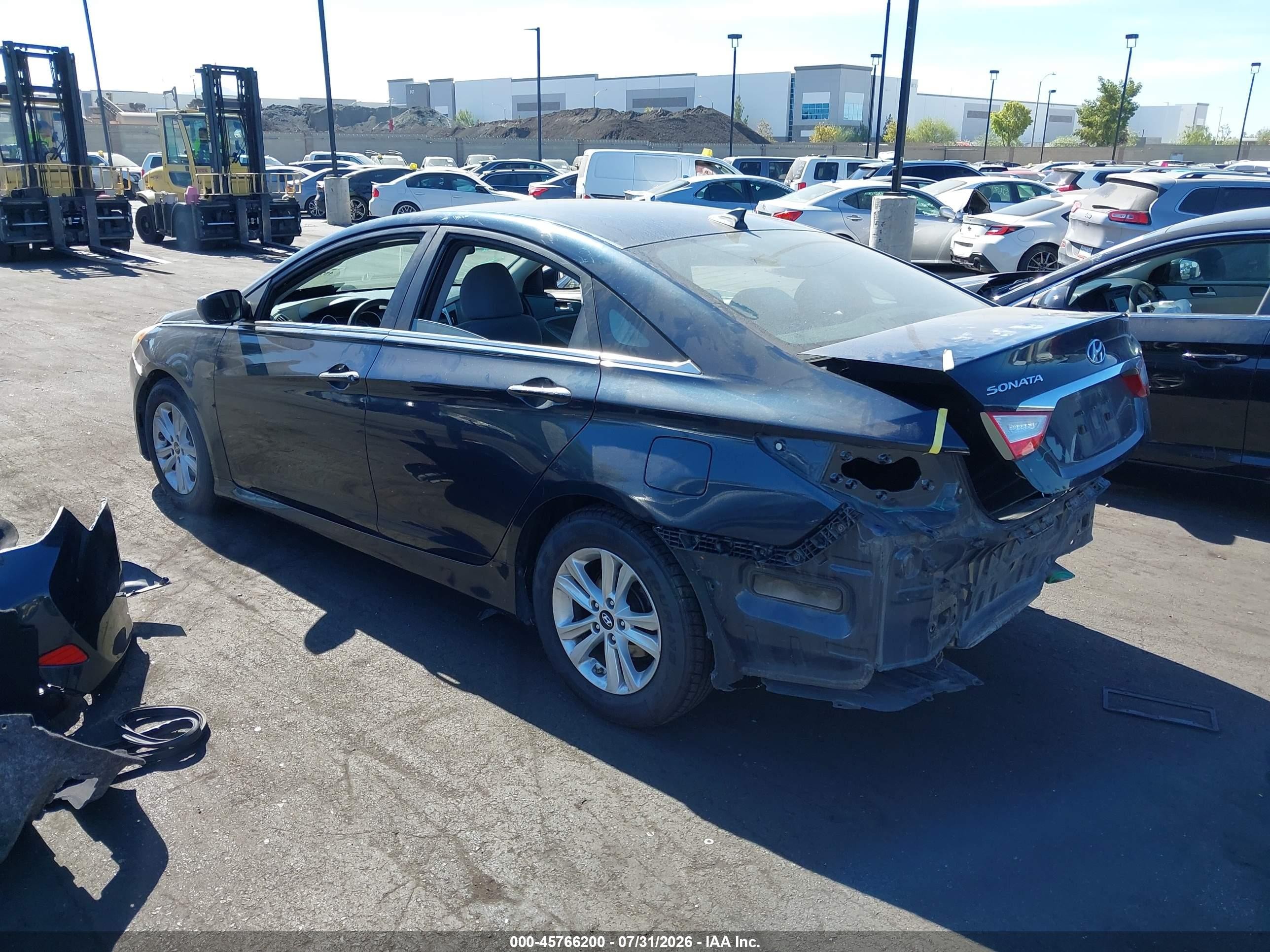 2014 Hyundai Sonata Gls Gray vin: 5NPEB4AC7EH925286