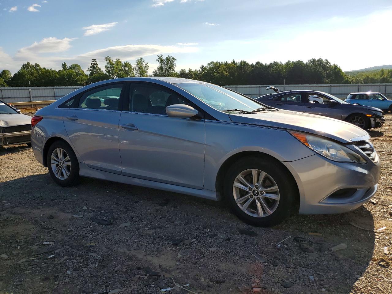 2014 Hyundai Sonata Gls Blue vin: 5NPEB4AC7EH930939