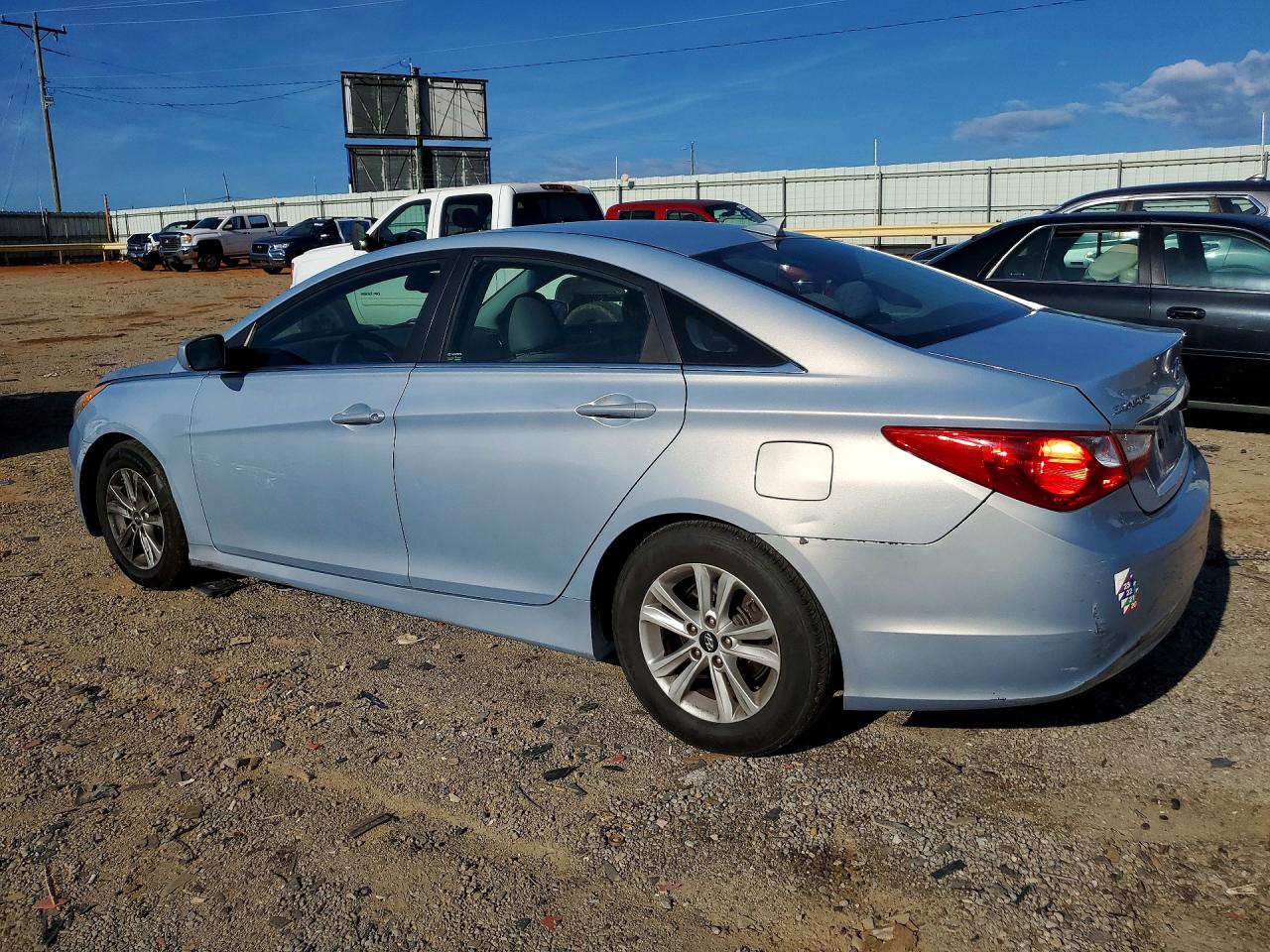 2014 Hyundai Sonata Gls Blue vin: 5NPEB4AC7EH930939