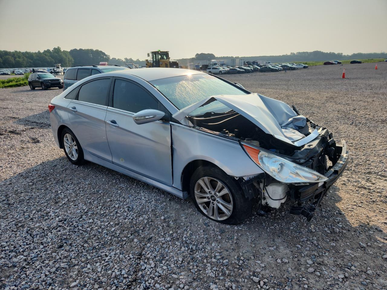 2014 Hyundai Sonata Gls Blue vin: 5NPEB4AC7EH934585