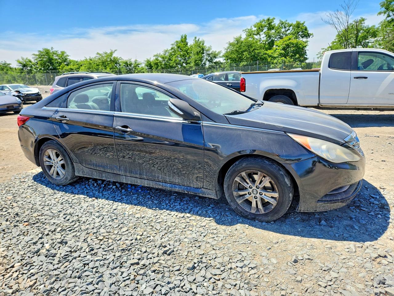 2014 Hyundai Sonata Gls Black vin: 5NPEB4AC7EH938572
