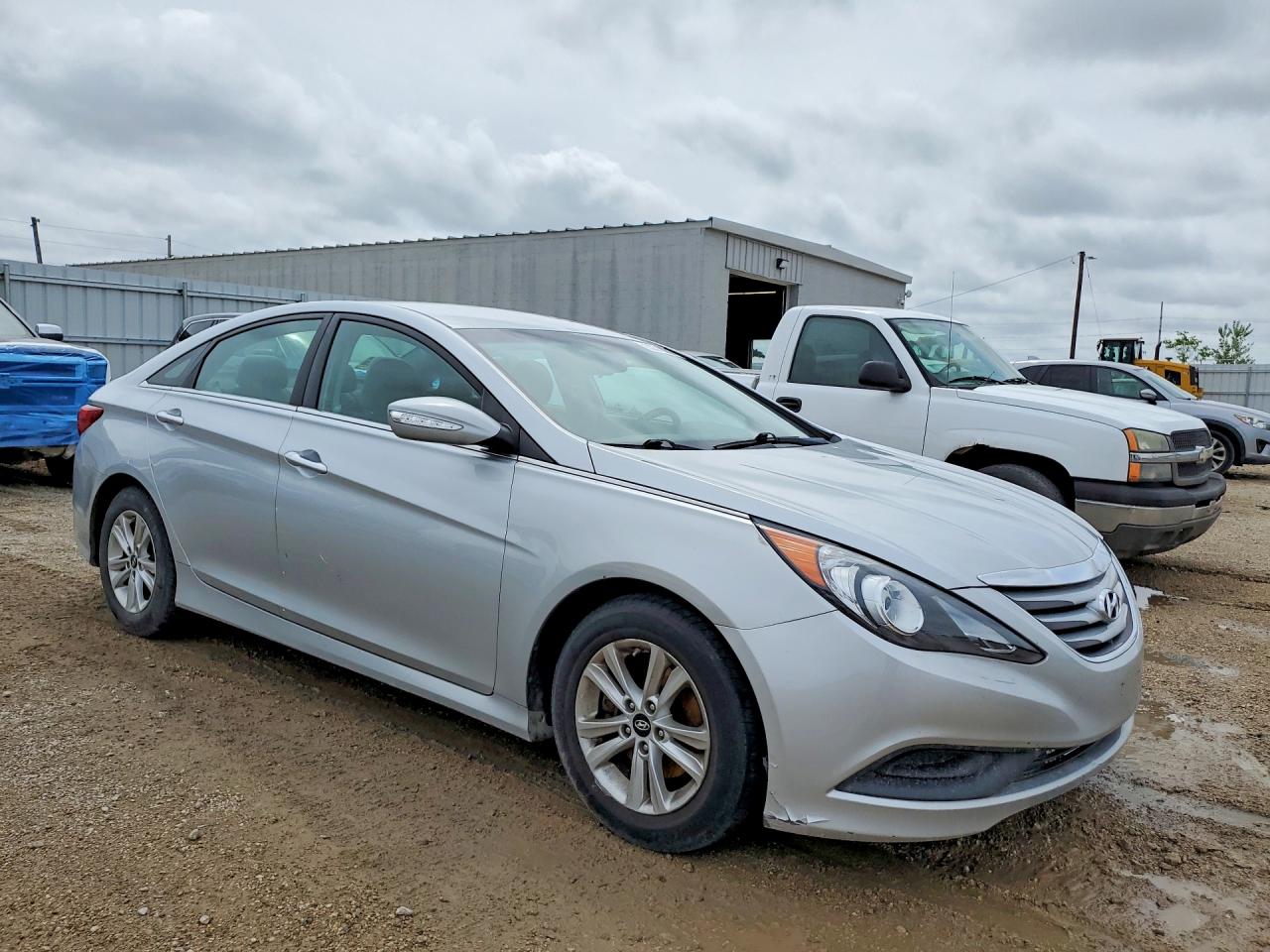 2014 Hyundai Sonata Gls Серебряный vin: 5NPEB4AC7EH939446