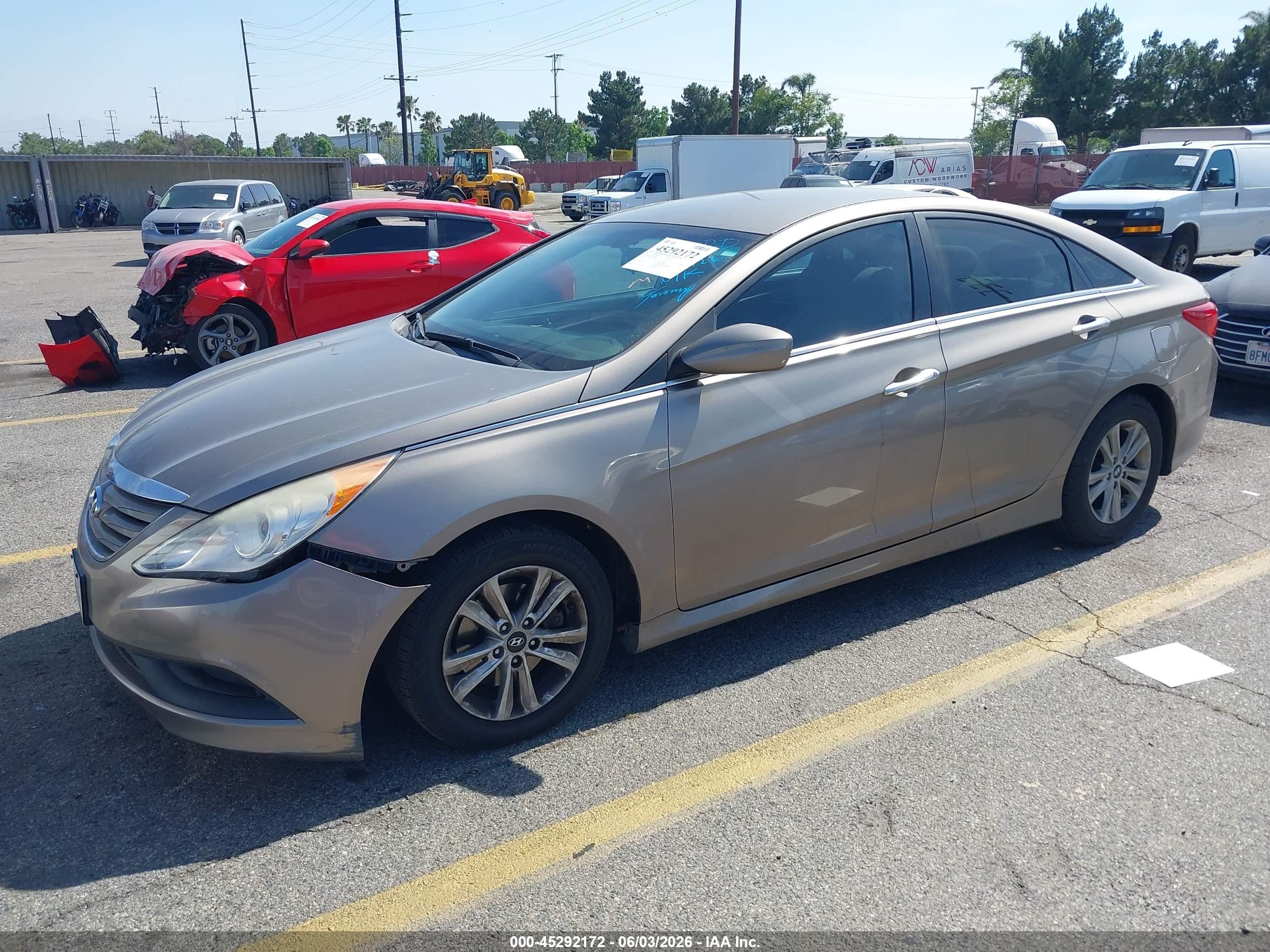 2014 Hyundai Sonata Gls Champagne vin: 5NPEB4AC7EH945506