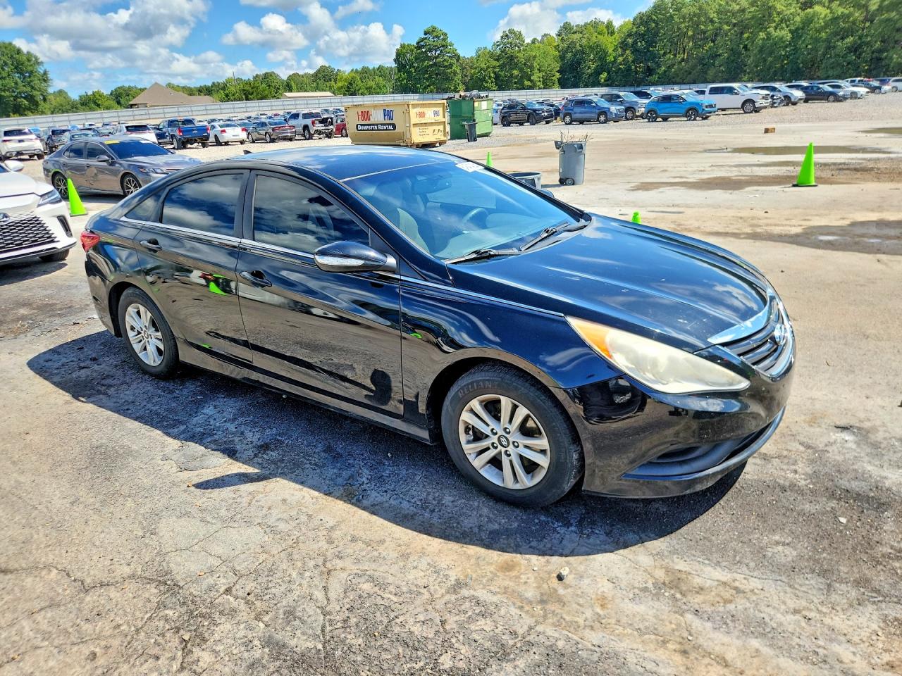 2014 Hyundai Sonata Gls Black vin: 5NPEB4AC7EH947322
