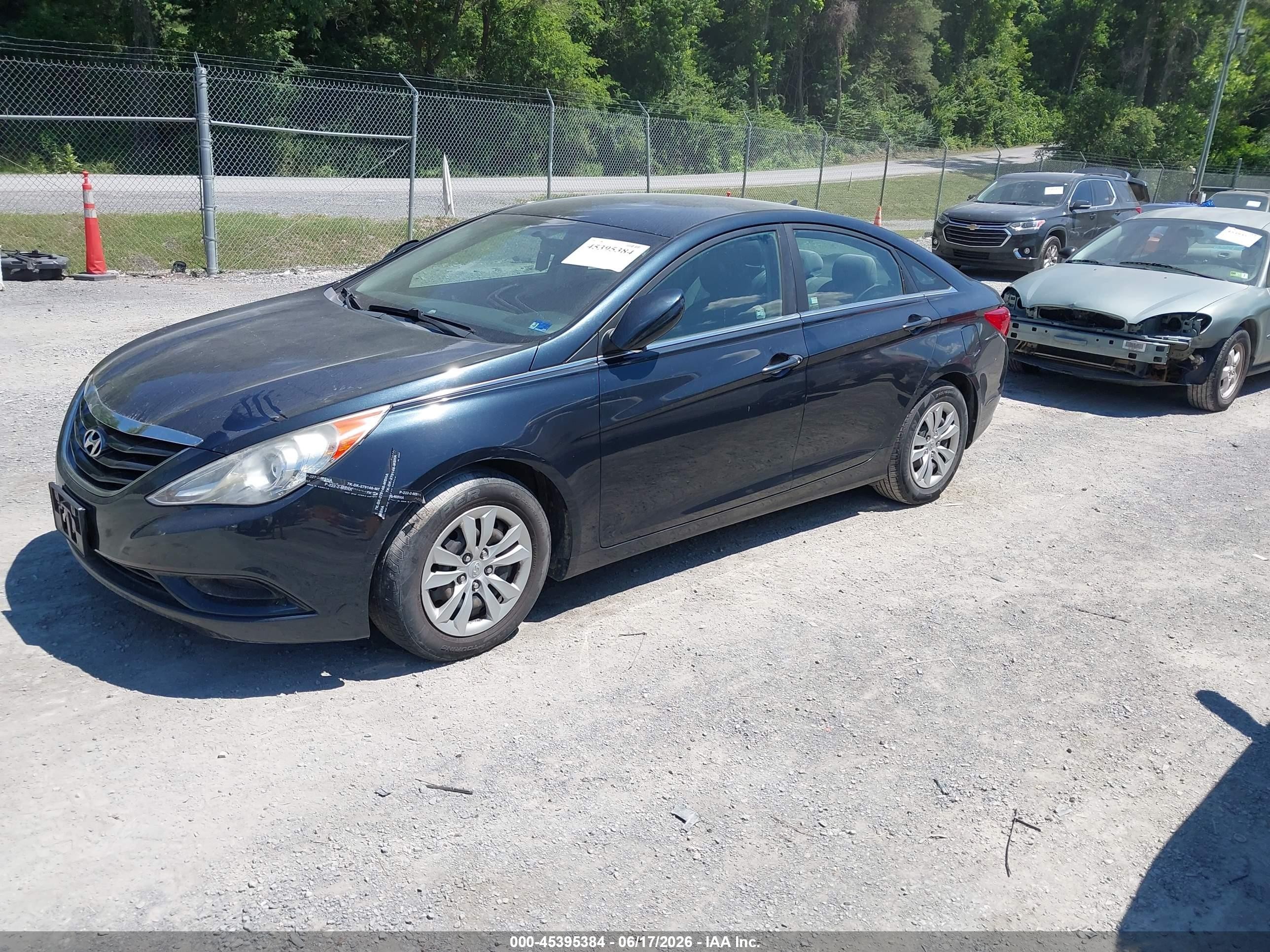 2011 Hyundai Sonata Gls Black vin: 5NPEB4AC8BH002021