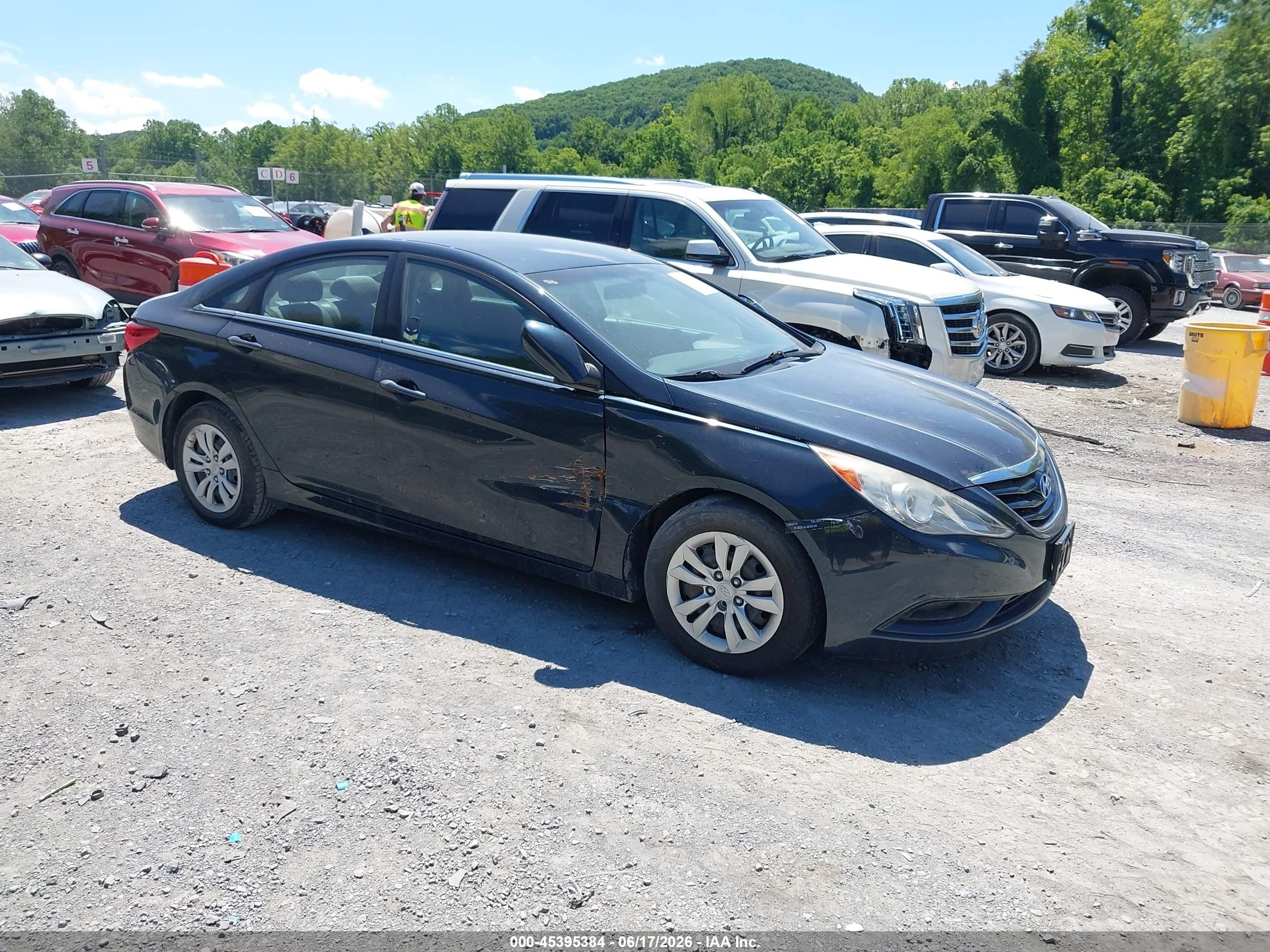 2011 Hyundai Sonata Gls Black vin: 5NPEB4AC8BH002021