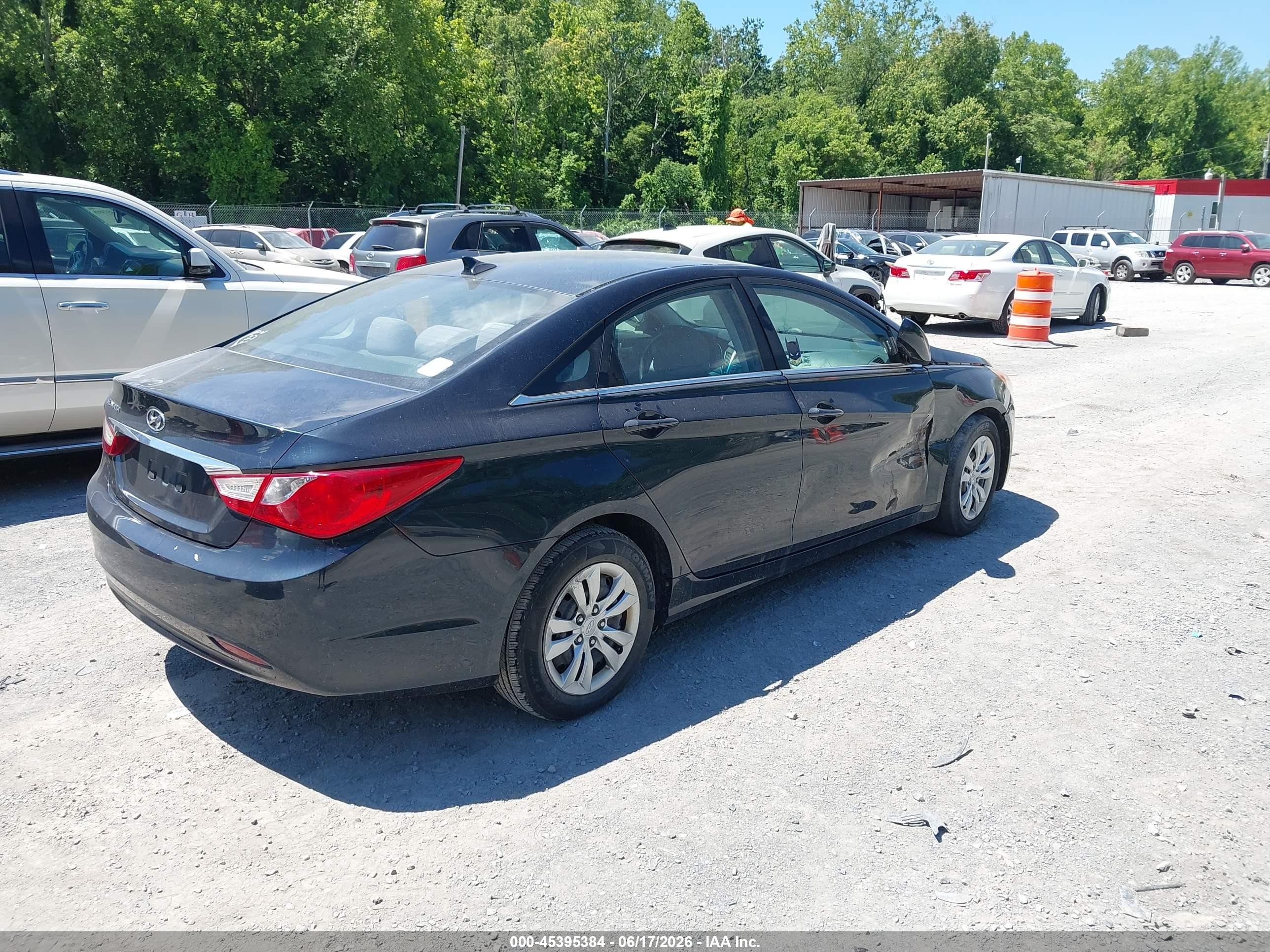 2011 Hyundai Sonata Gls Black vin: 5NPEB4AC8BH002021