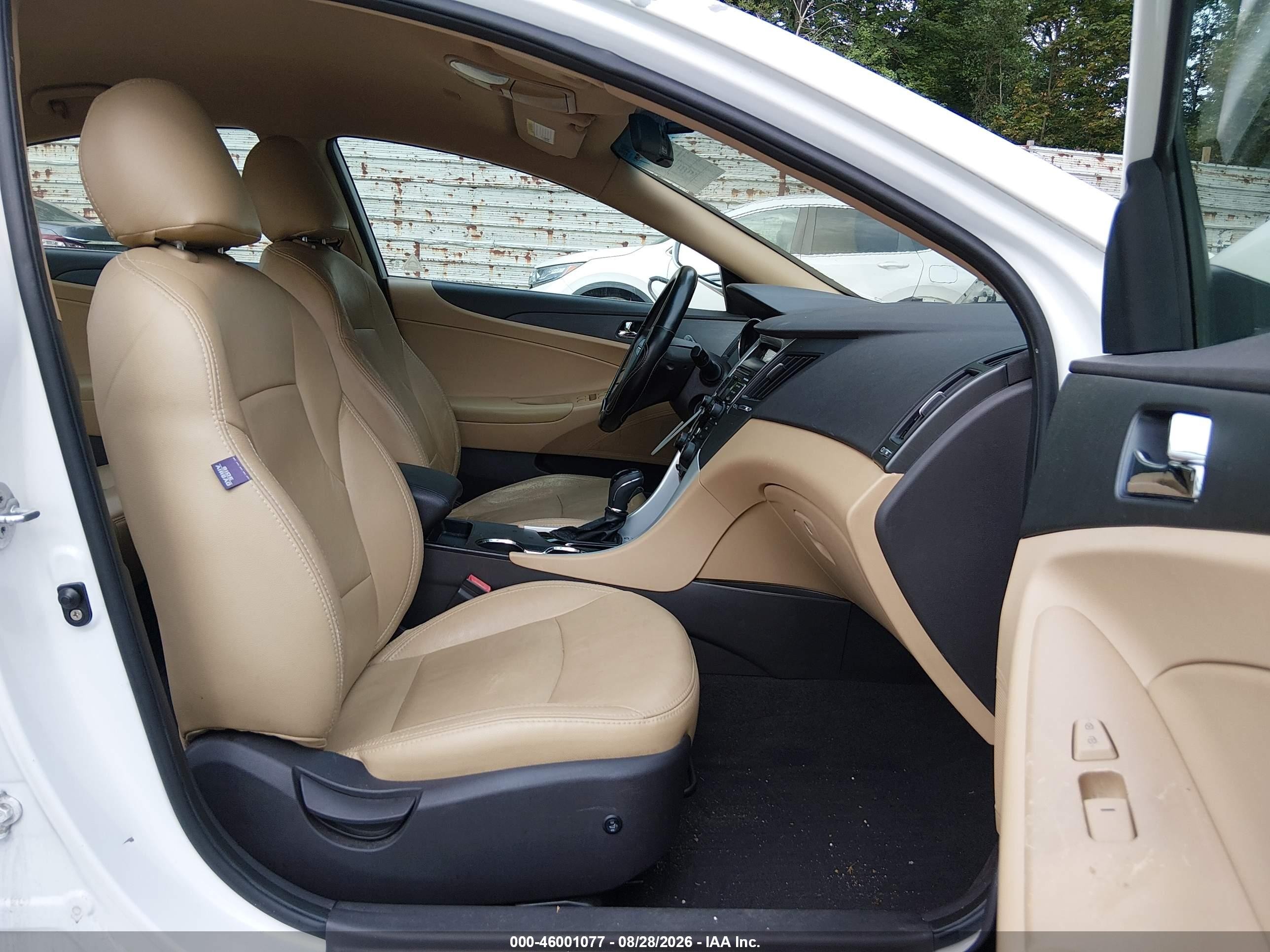 2011 Hyundai Sonata Gls White vin: 5NPEB4AC8BH002942