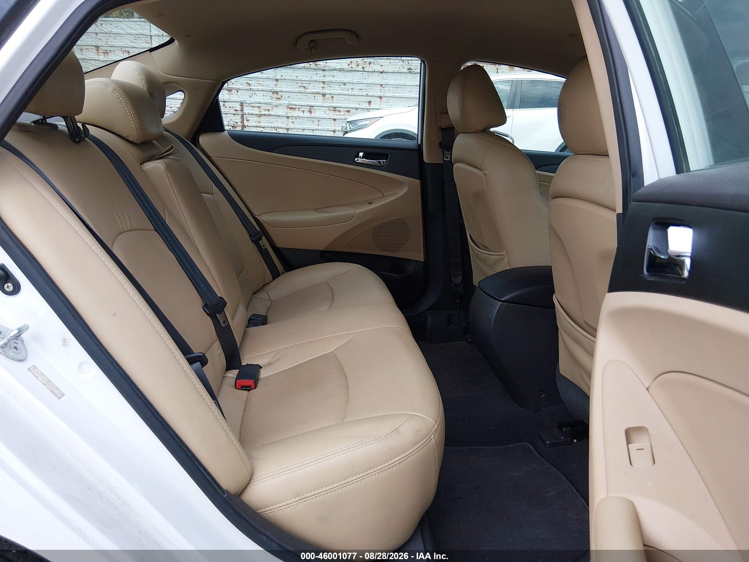 2011 Hyundai Sonata Gls White vin: 5NPEB4AC8BH002942