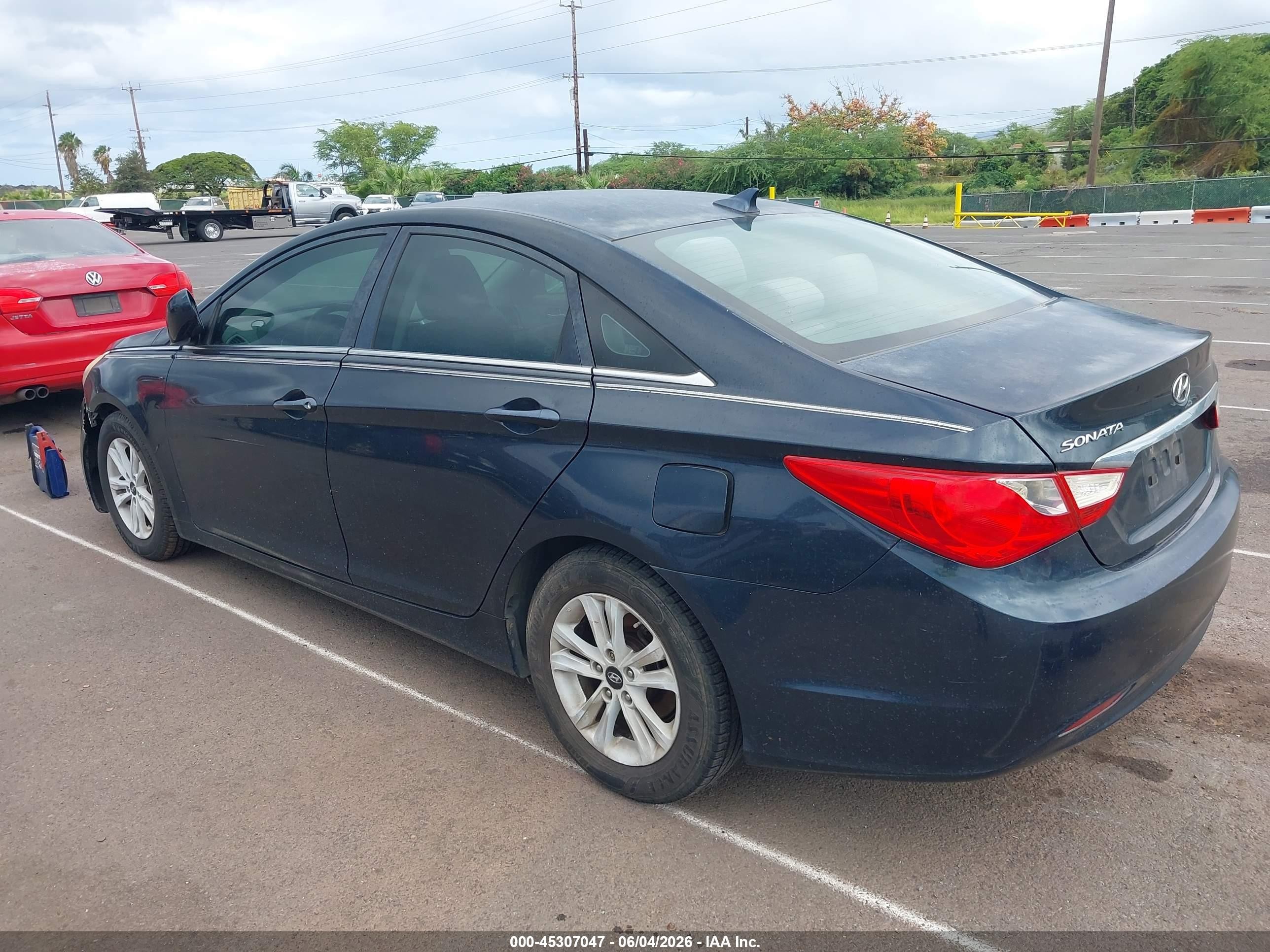 2011 Hyundai Sonata Gls Dark Blue vin: 5NPEB4AC8BH004688