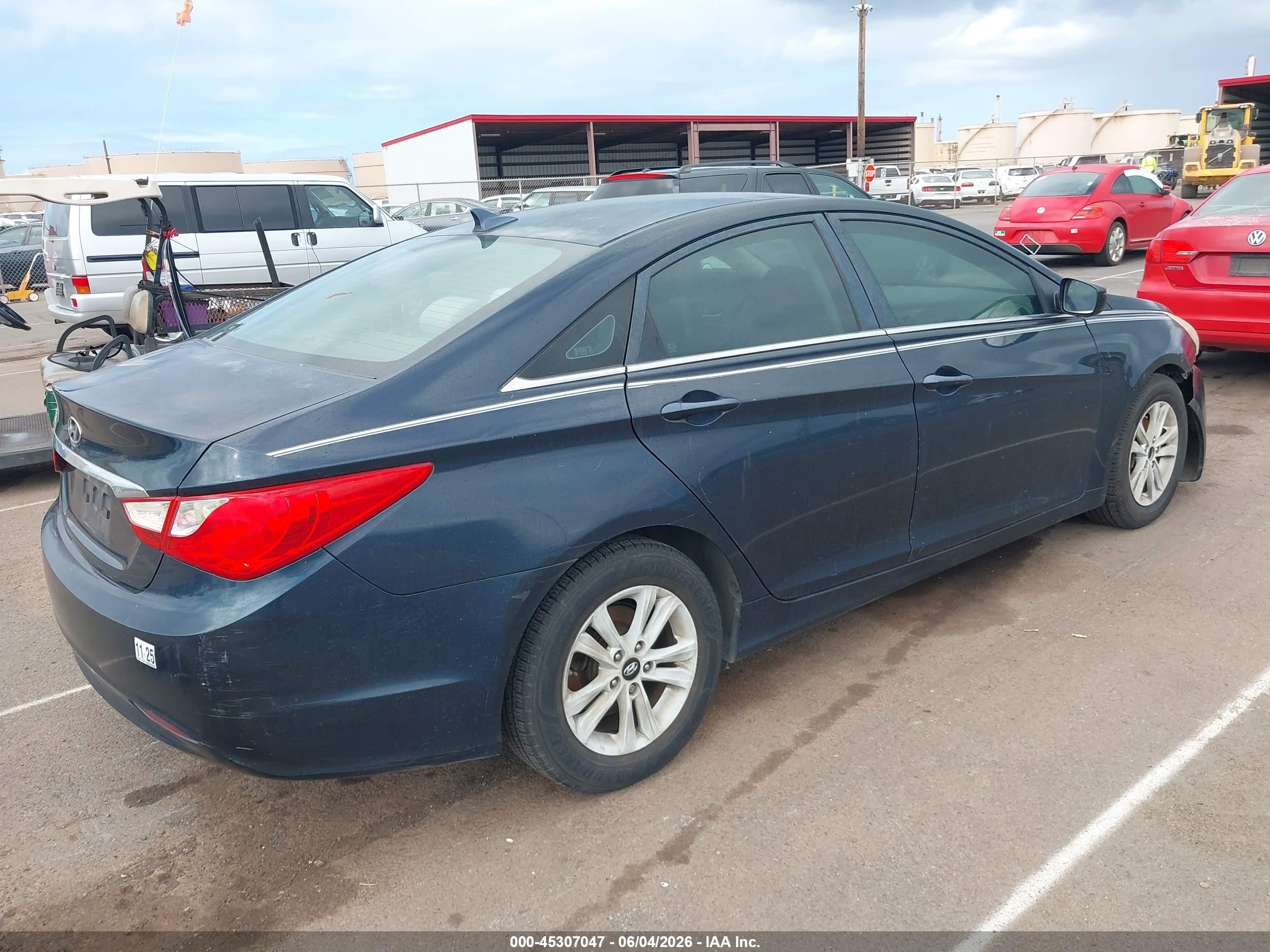 2011 Hyundai Sonata Gls Dark Blue vin: 5NPEB4AC8BH004688