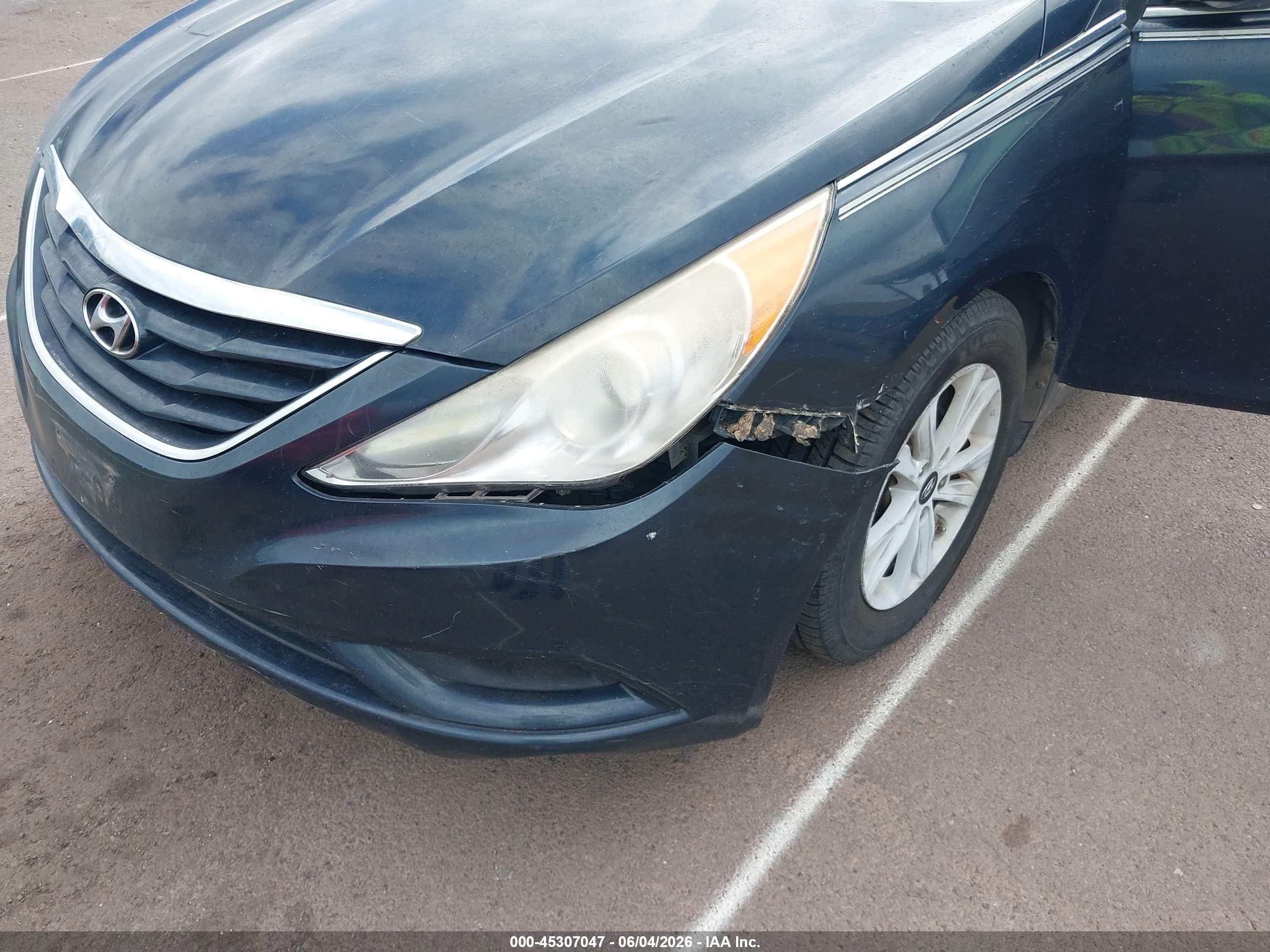 2011 Hyundai Sonata Gls Dark Blue vin: 5NPEB4AC8BH004688
