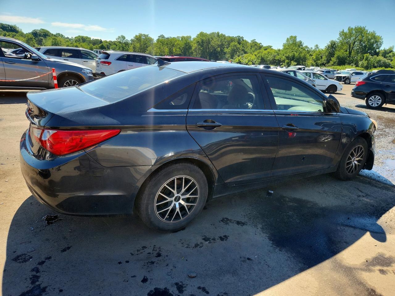 2011 Hyundai Sonata Gls Black vin: 5NPEB4AC8BH010085