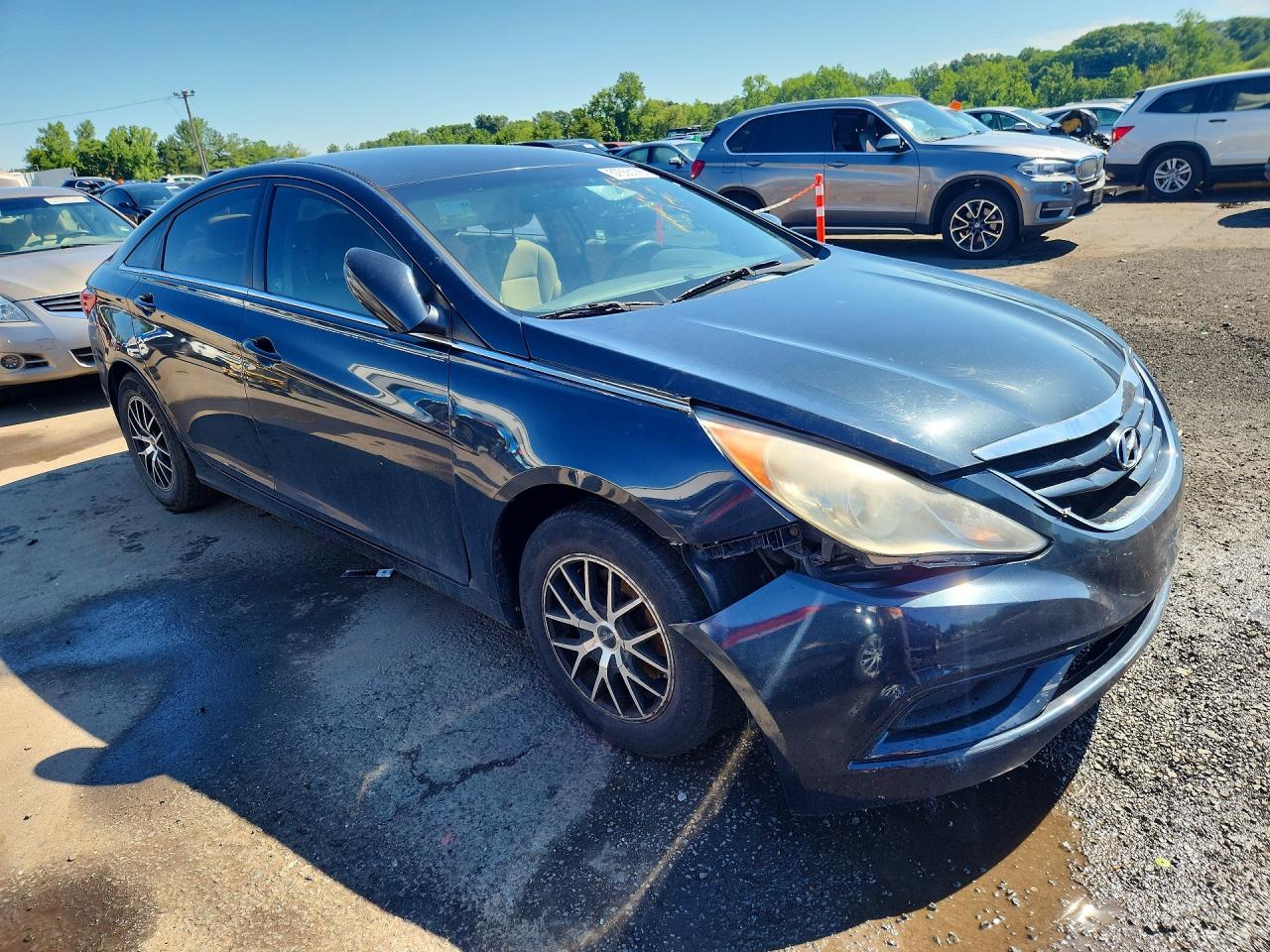 2011 Hyundai Sonata Gls Black vin: 5NPEB4AC8BH010085