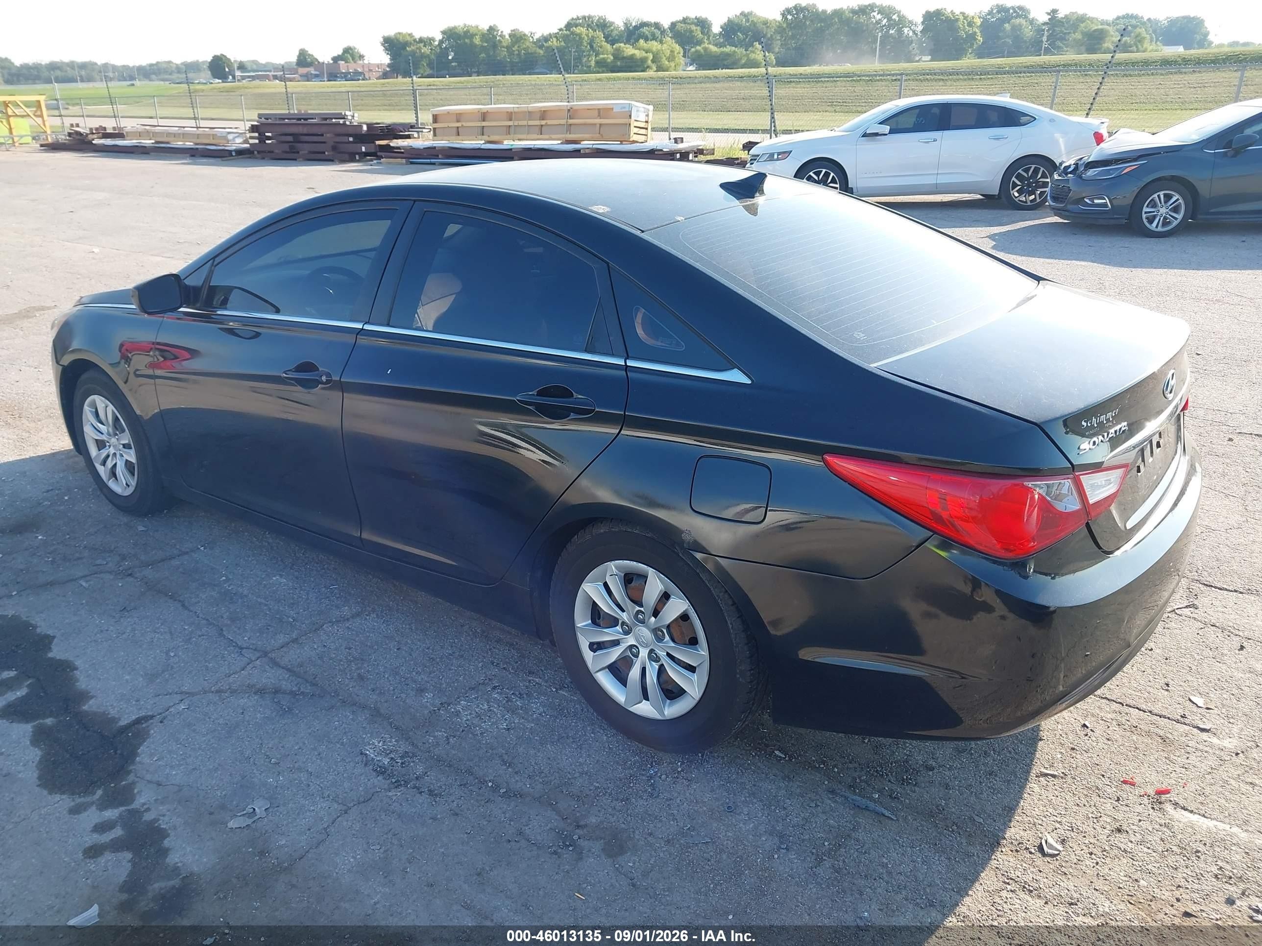 2011 Hyundai Sonata Gls Черный vin: 5NPEB4AC8BH011687