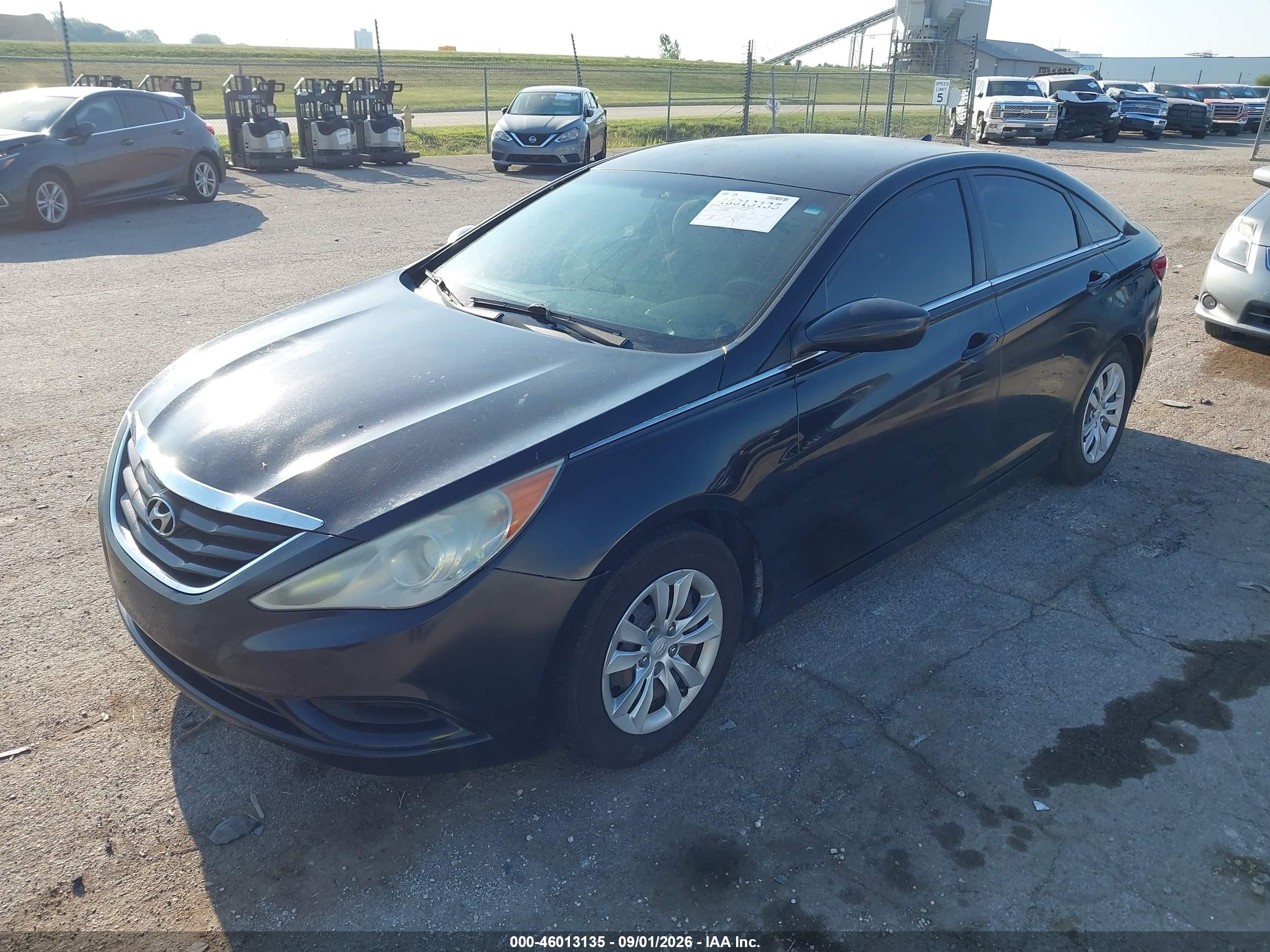 2011 Hyundai Sonata Gls Черный vin: 5NPEB4AC8BH011687
