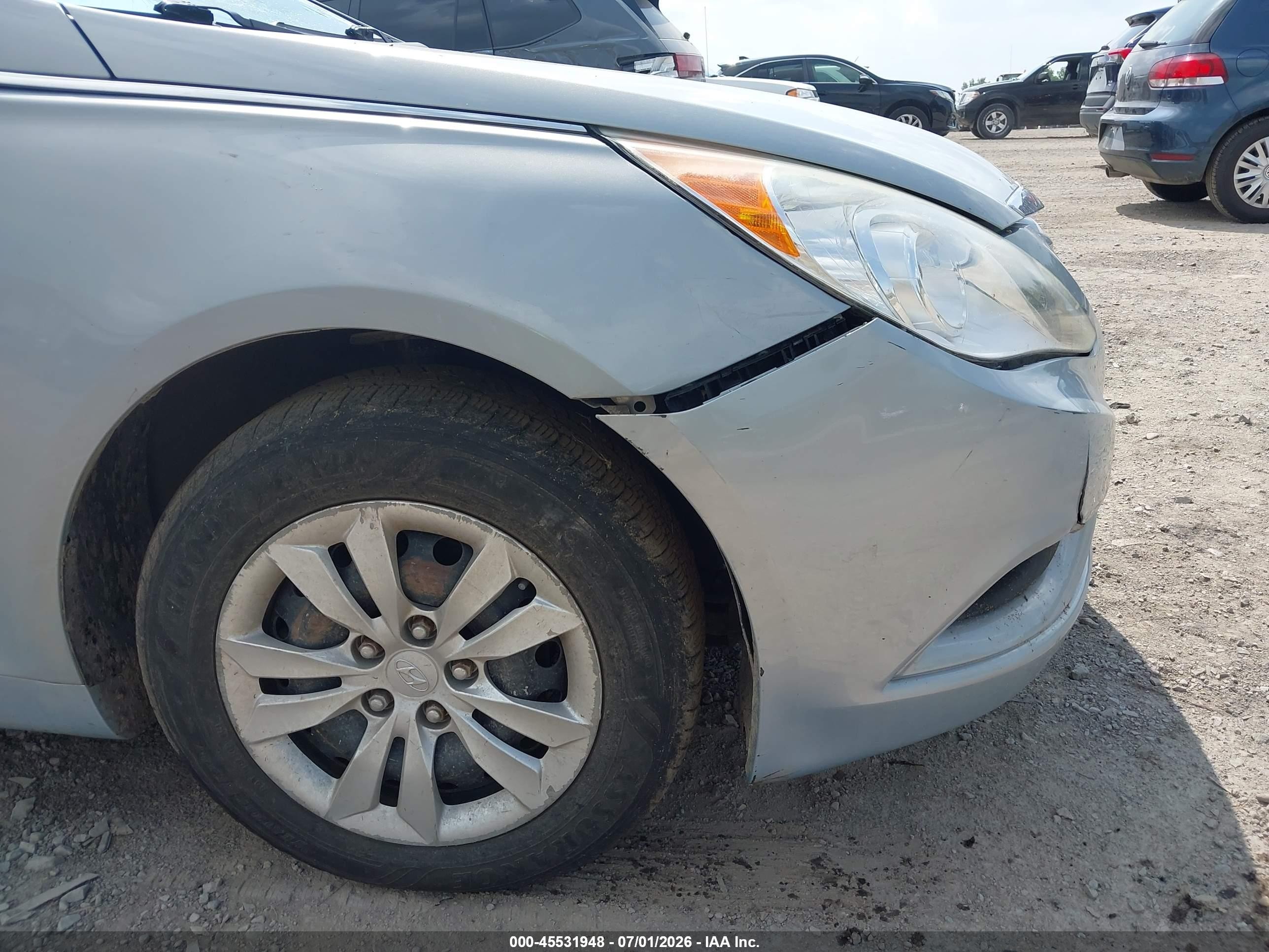 2011 Hyundai Sonata Gls Blue vin: 5NPEB4AC8BH017716