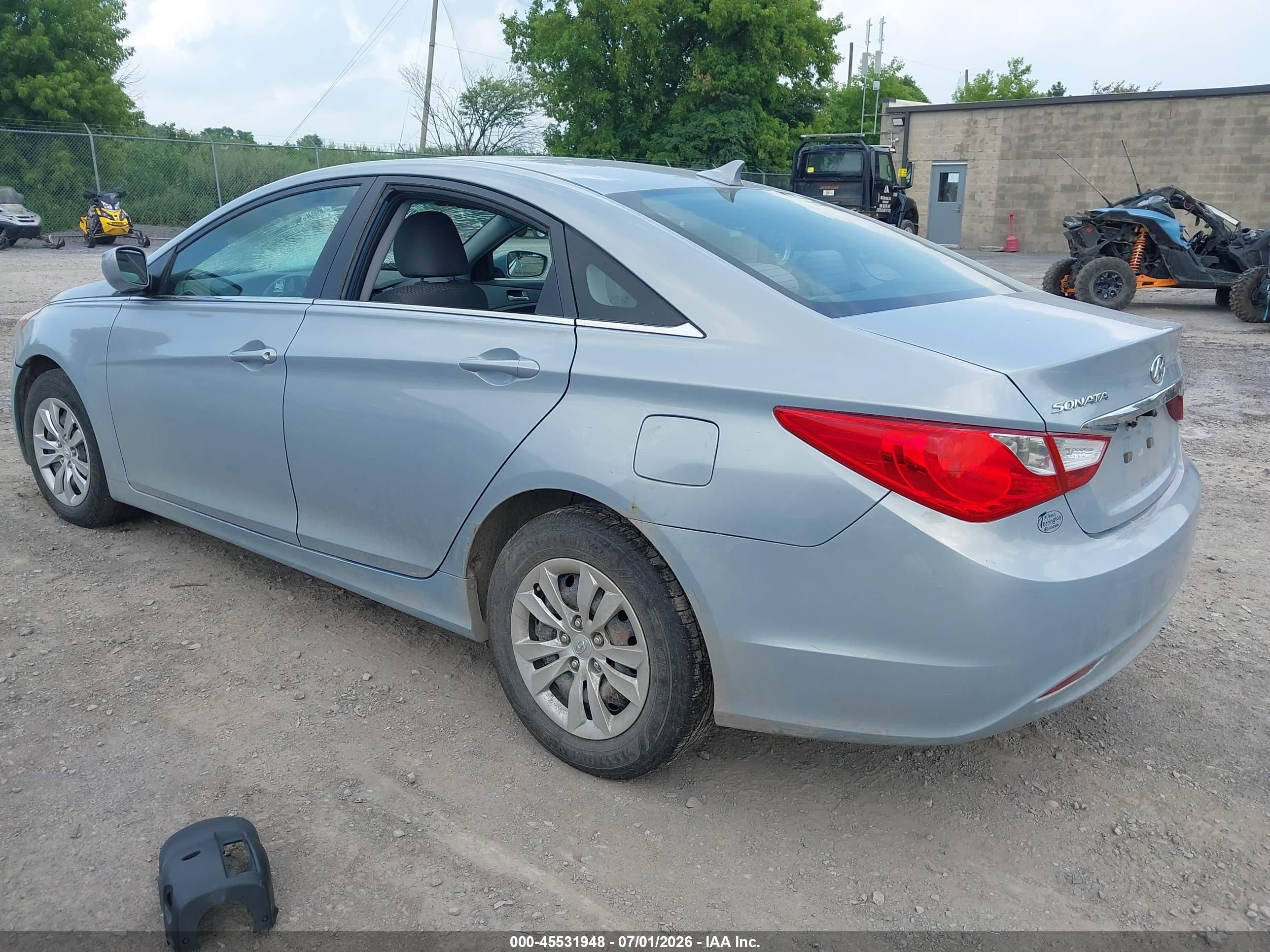 2011 Hyundai Sonata Gls Blue vin: 5NPEB4AC8BH017716