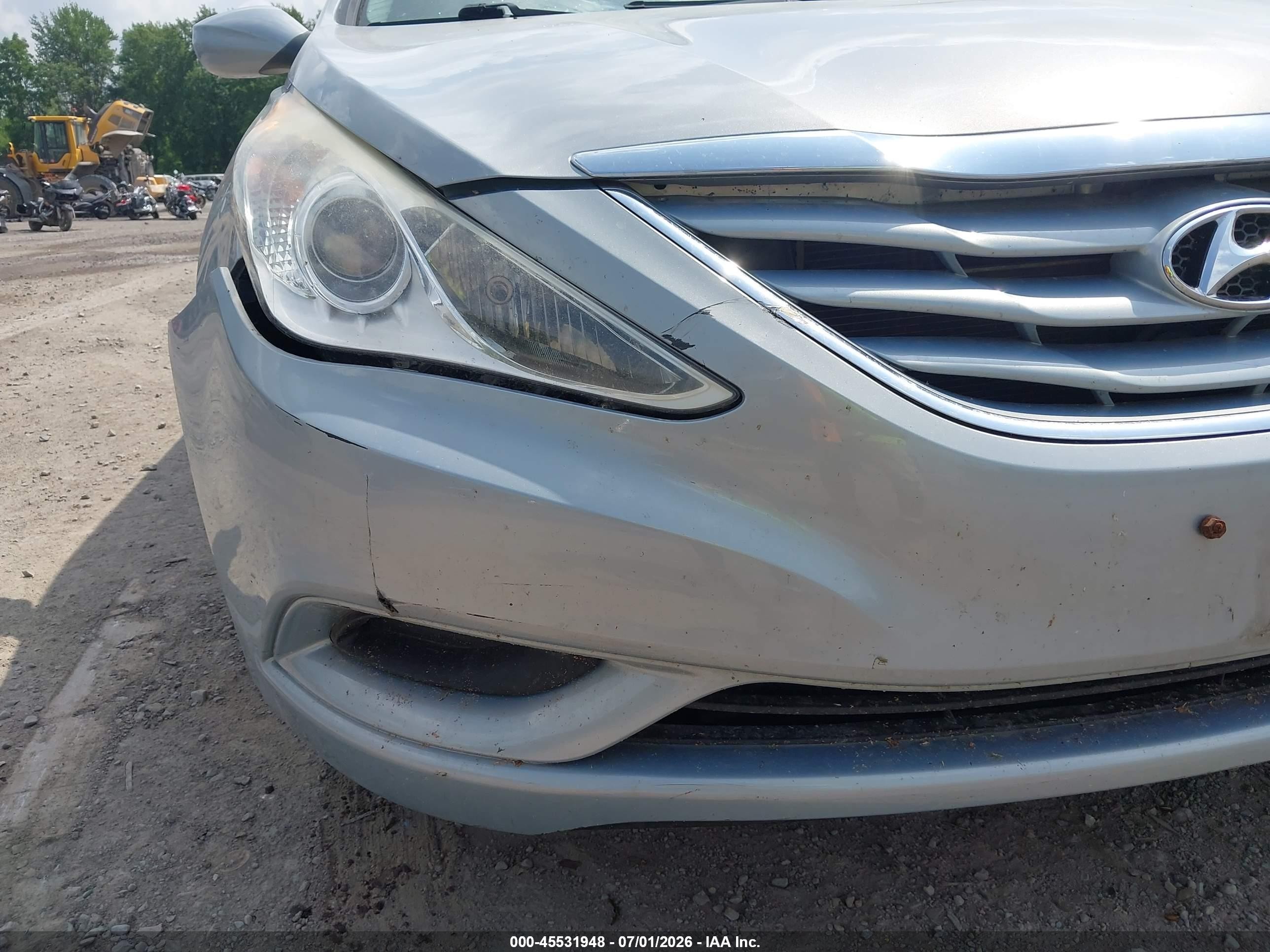 2011 Hyundai Sonata Gls Blue vin: 5NPEB4AC8BH017716