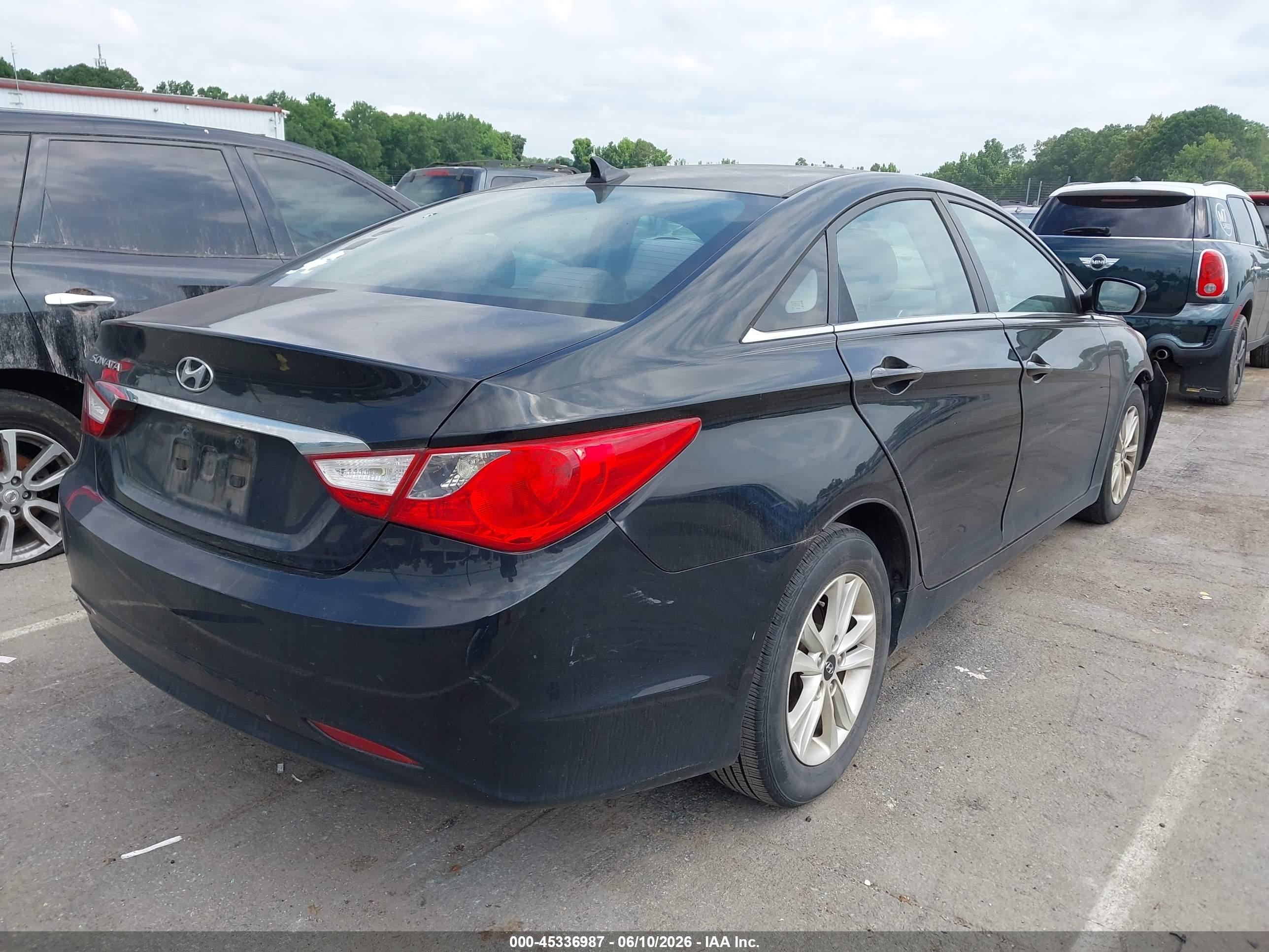 2011 Hyundai Sonata Gls Black vin: 5NPEB4AC8BH017778