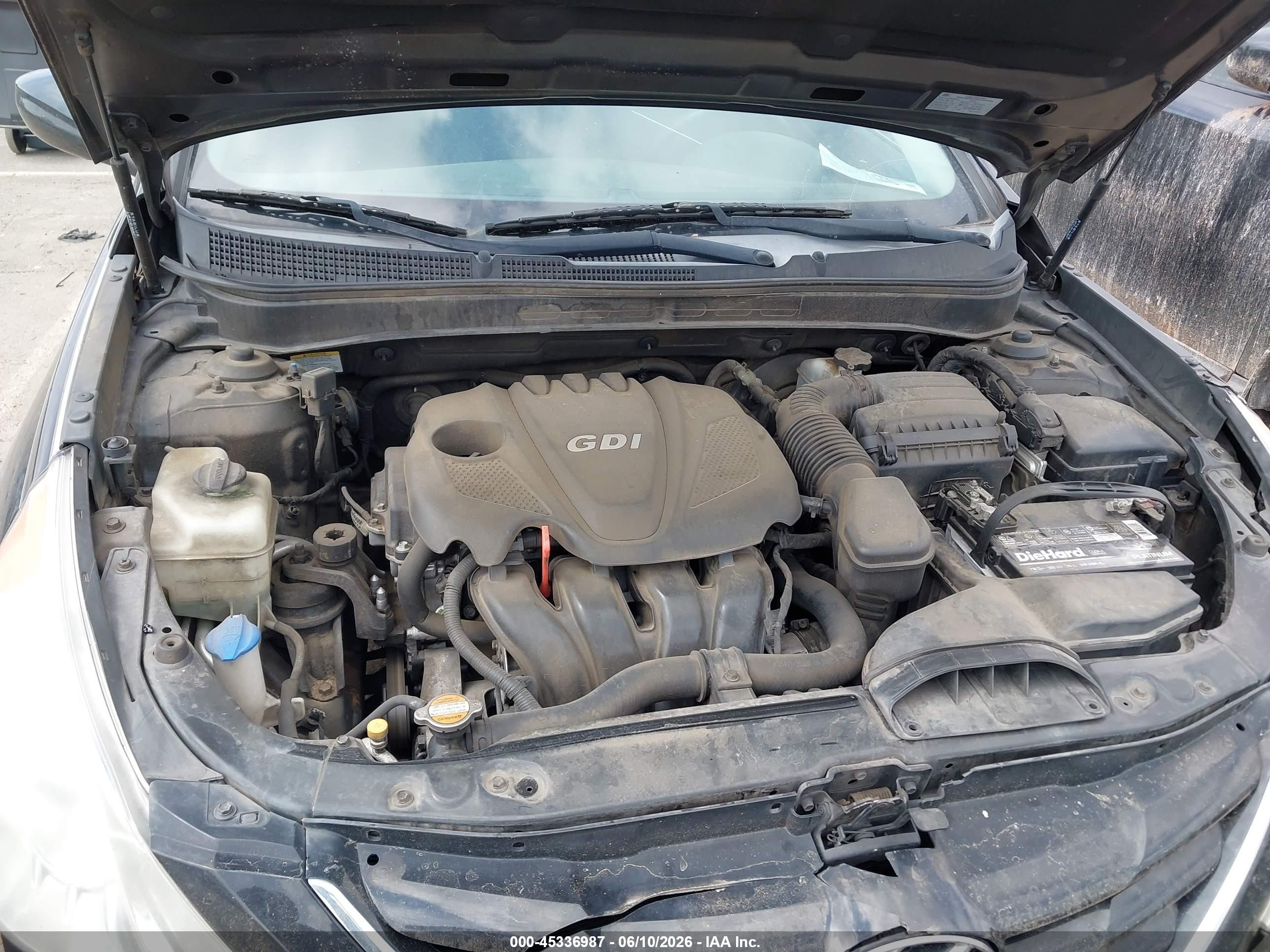 2011 Hyundai Sonata Gls Black vin: 5NPEB4AC8BH017778