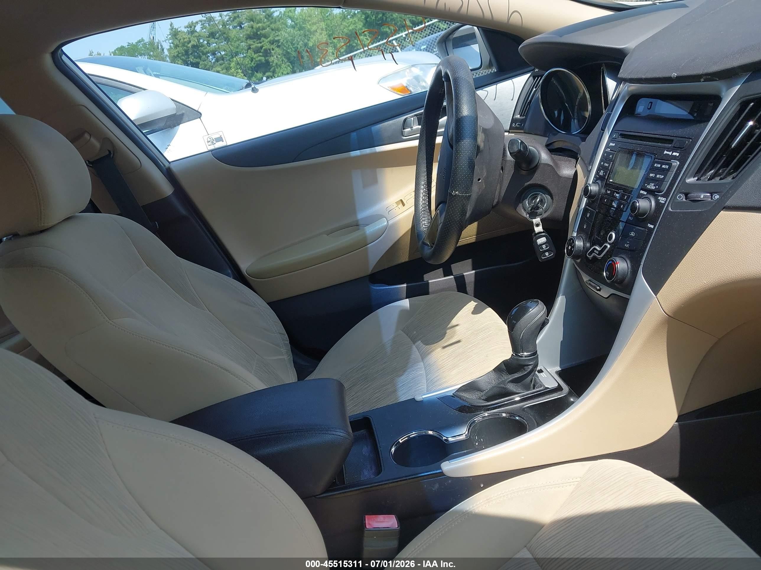 2011 Hyundai Sonata Gls Золотой vin: 5NPEB4AC8BH021023