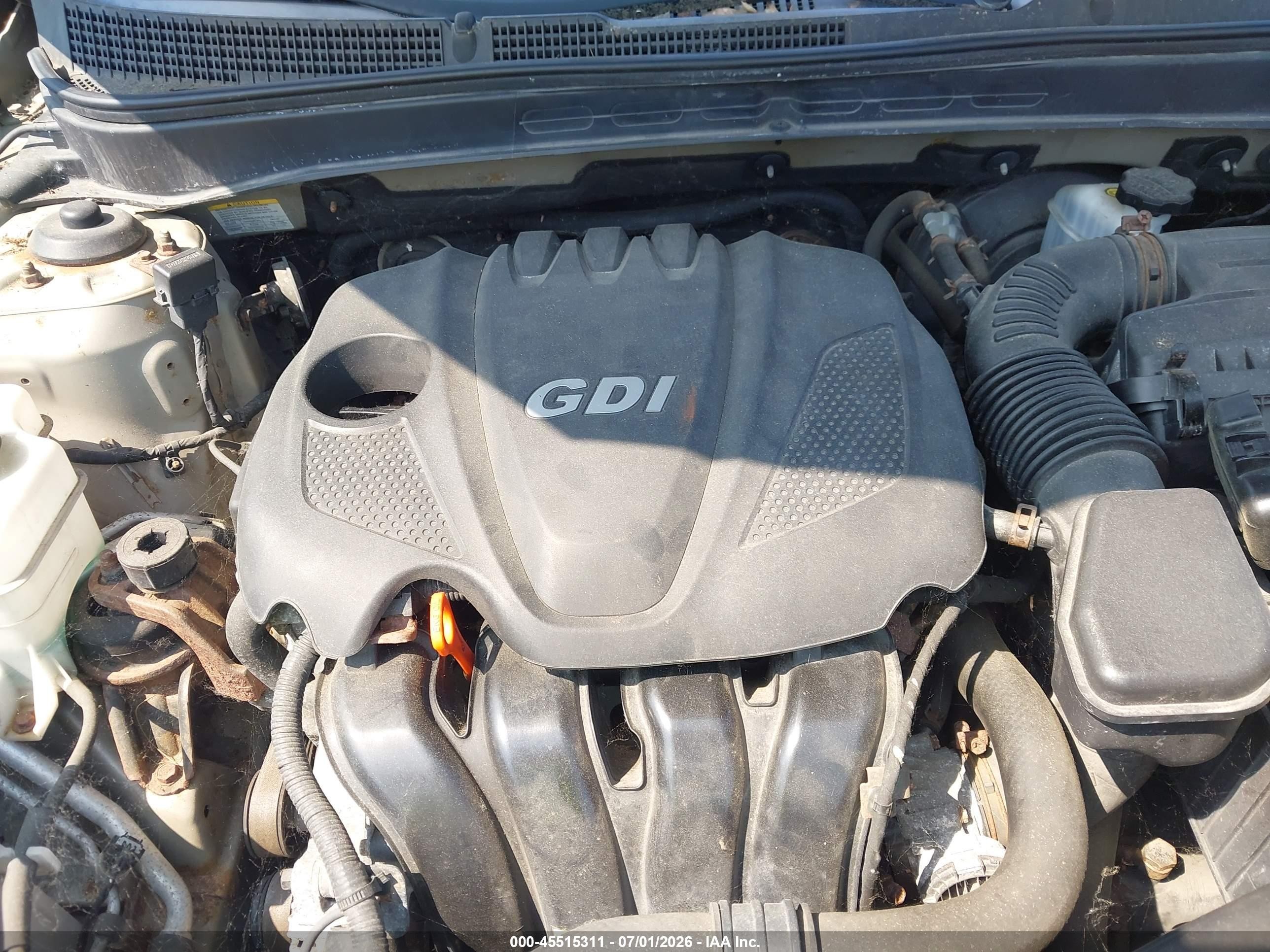 2011 Hyundai Sonata Gls Золотой vin: 5NPEB4AC8BH021023