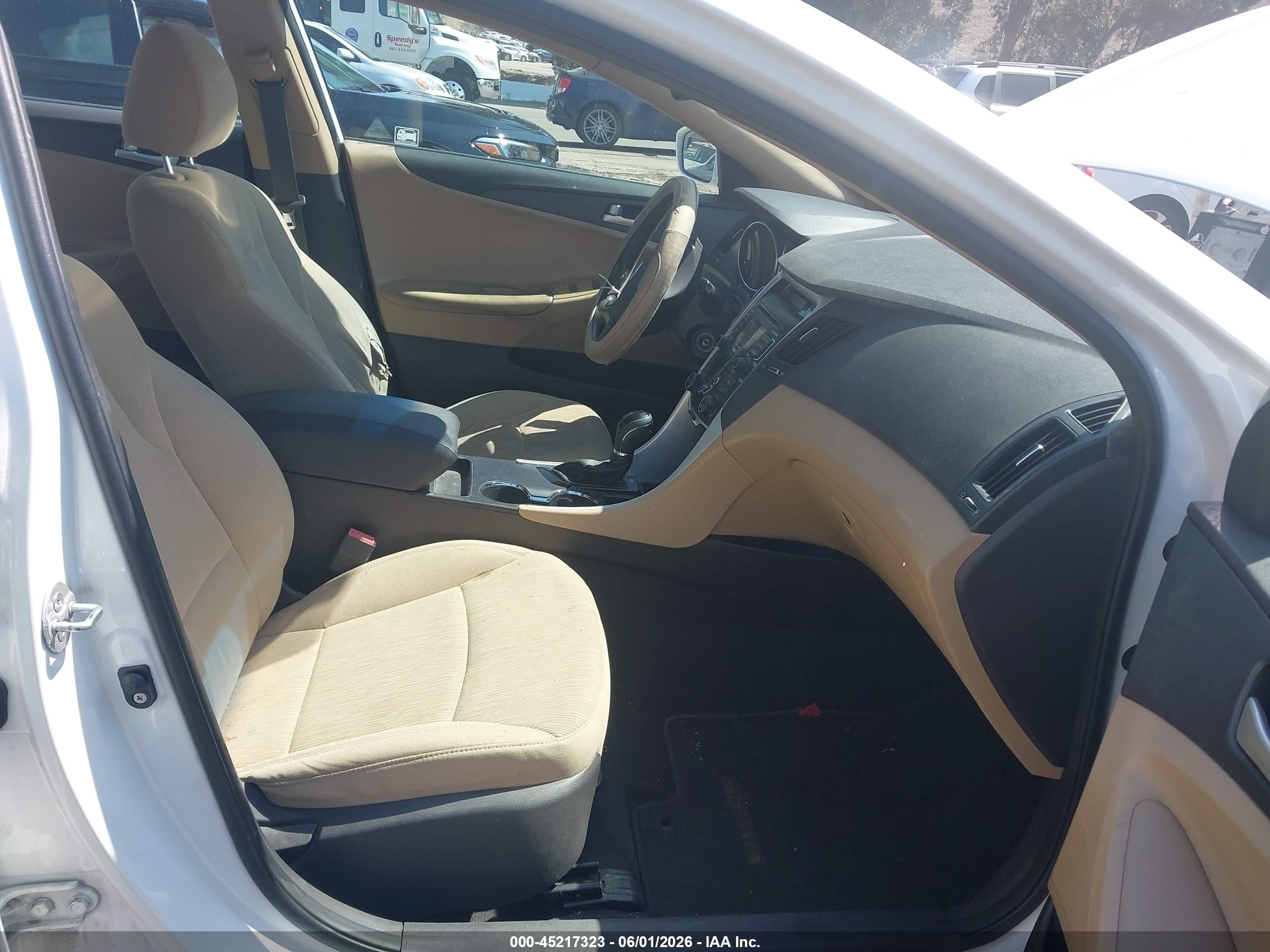 2011 Hyundai Sonata Gls White vin: 5NPEB4AC8BH023175