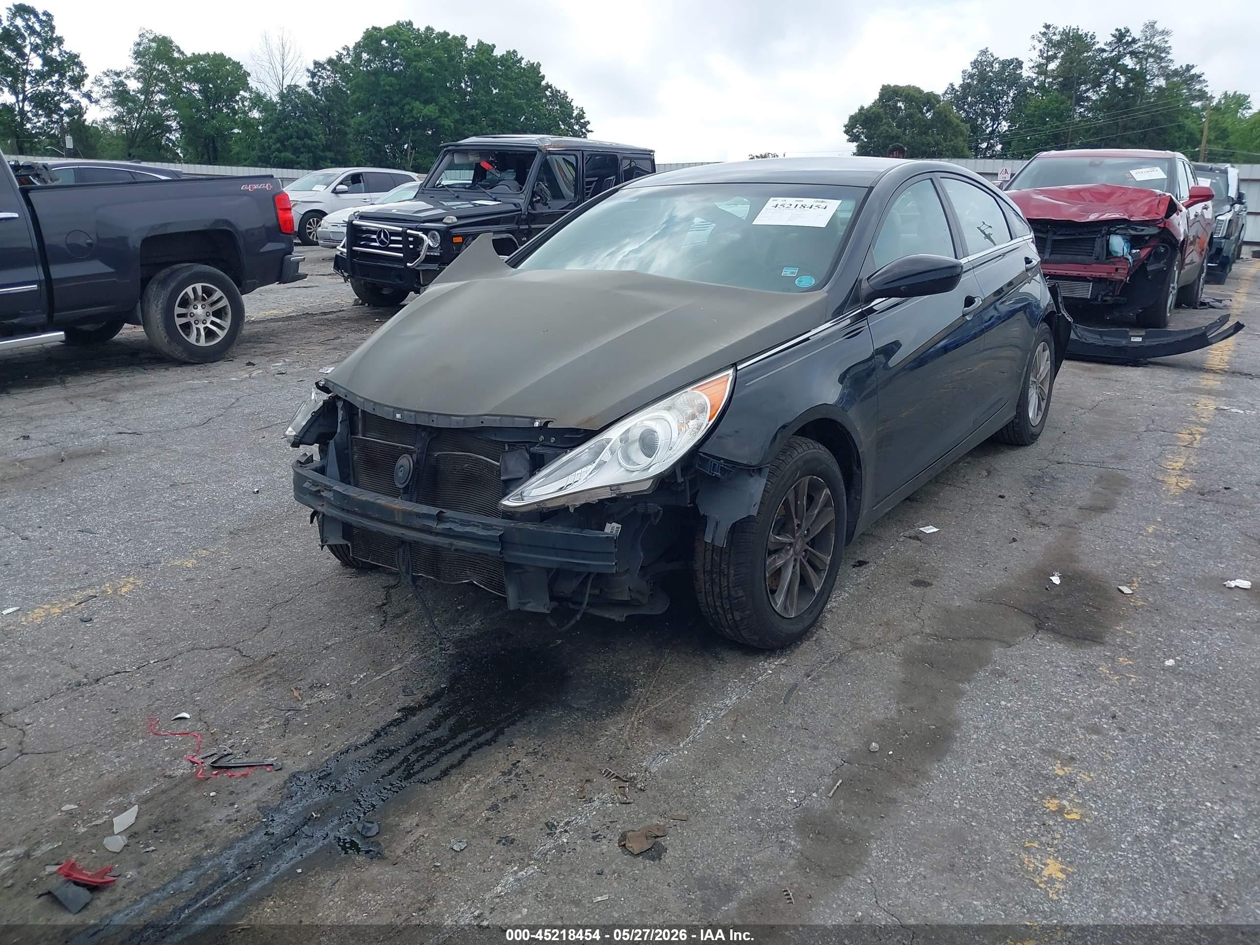 2011 Hyundai Sonata Gls Black vin: 5NPEB4AC8BH029767