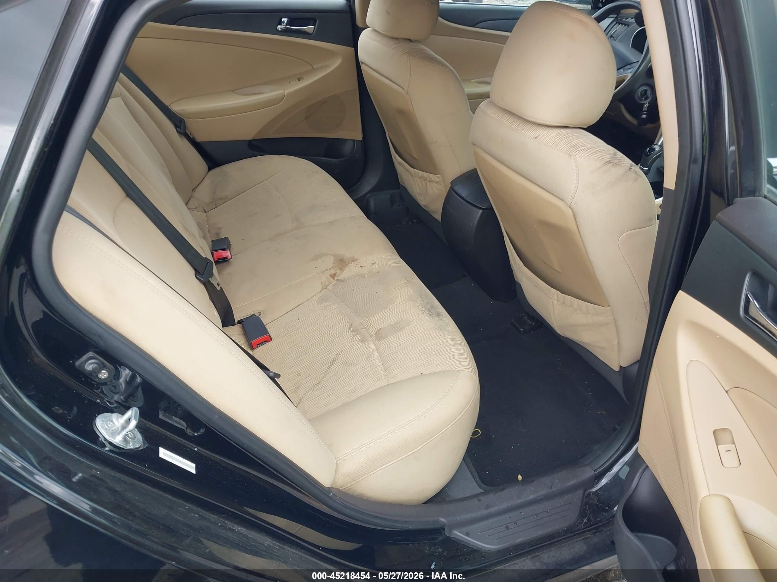 2011 Hyundai Sonata Gls Black vin: 5NPEB4AC8BH029767