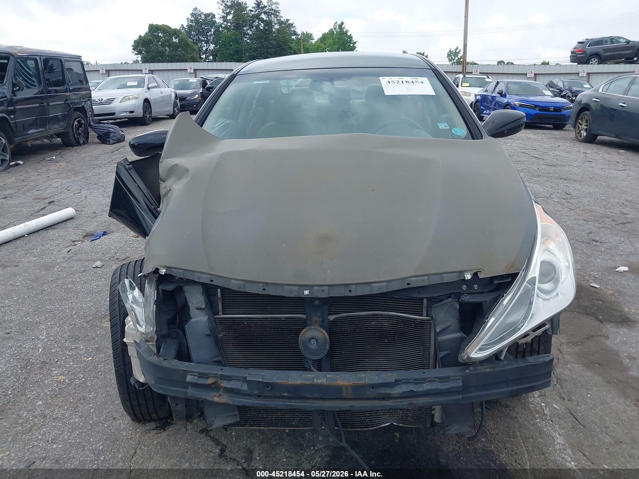 2011 Hyundai Sonata Gls Black vin: 5NPEB4AC8BH029767