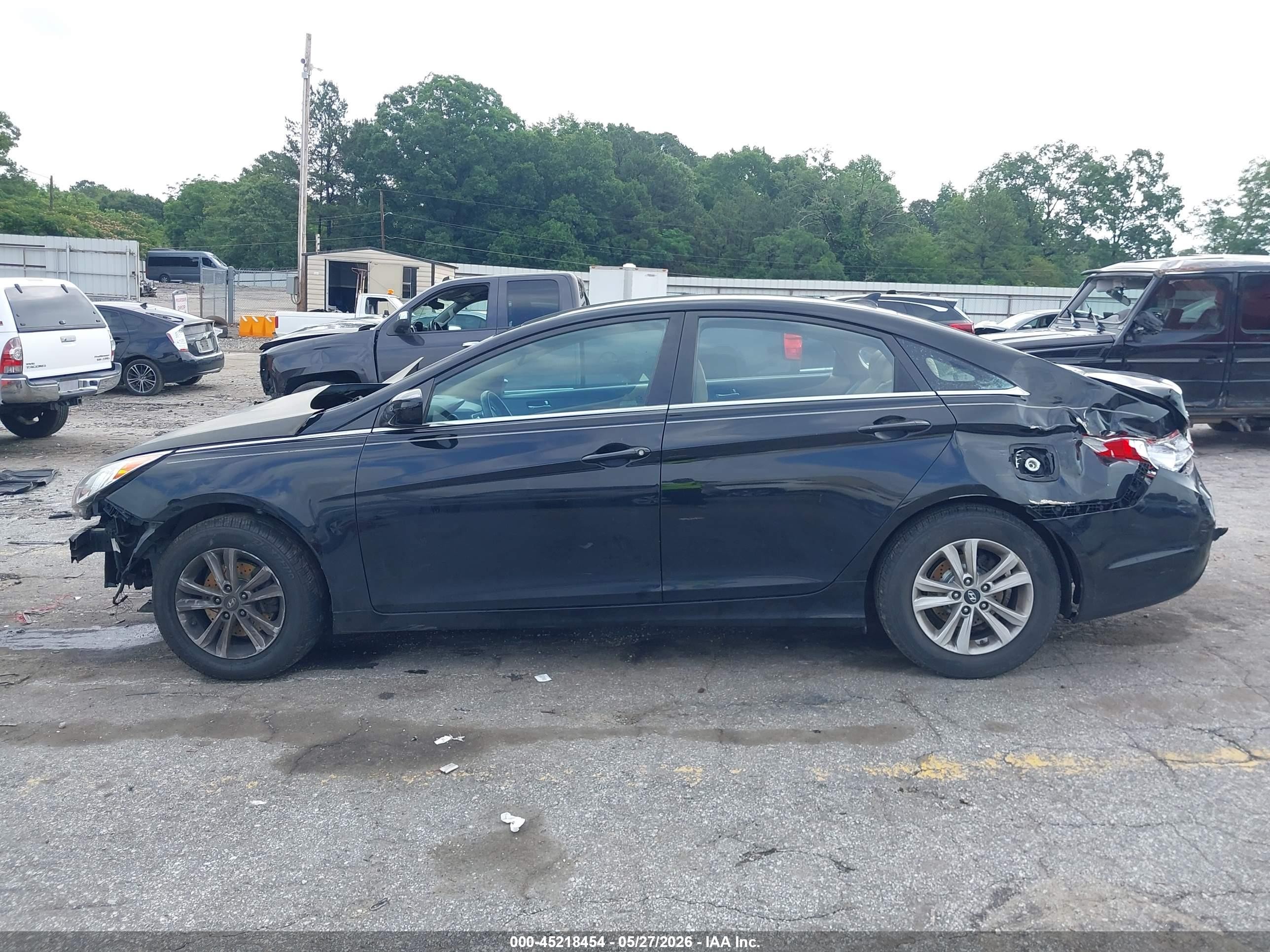 2011 Hyundai Sonata Gls Black vin: 5NPEB4AC8BH029767