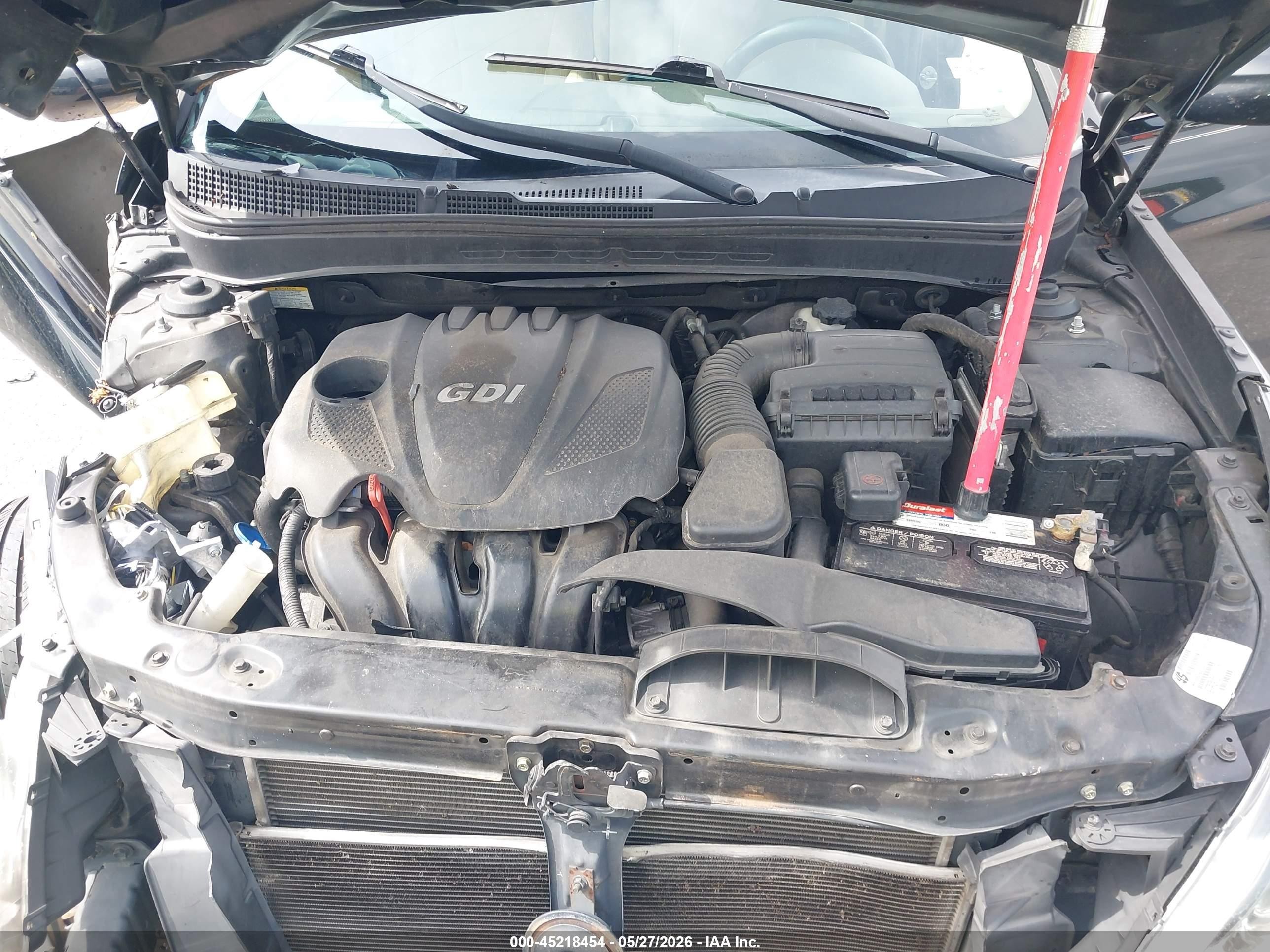 2011 Hyundai Sonata Gls Black vin: 5NPEB4AC8BH029767