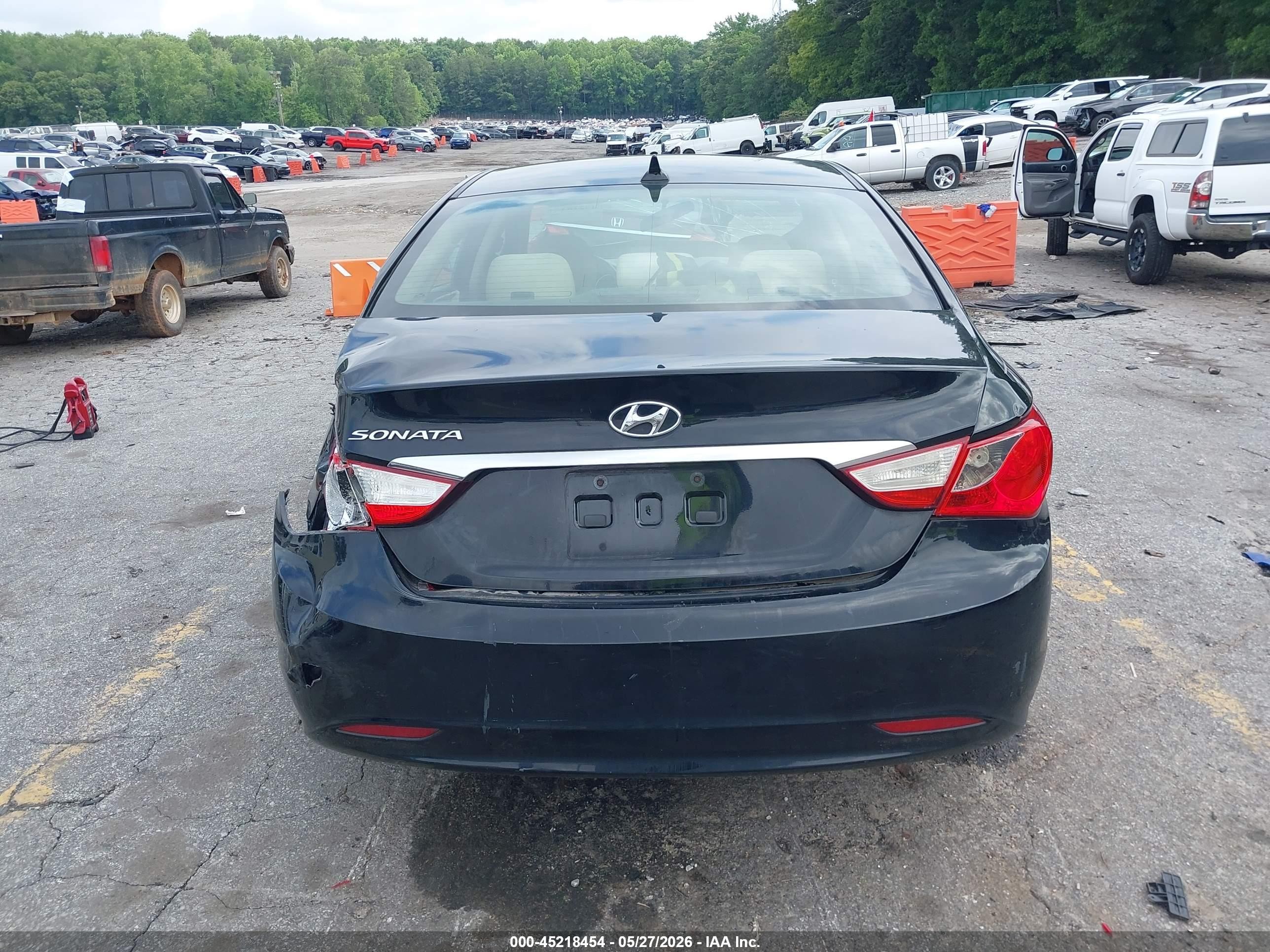 2011 Hyundai Sonata Gls Black vin: 5NPEB4AC8BH029767