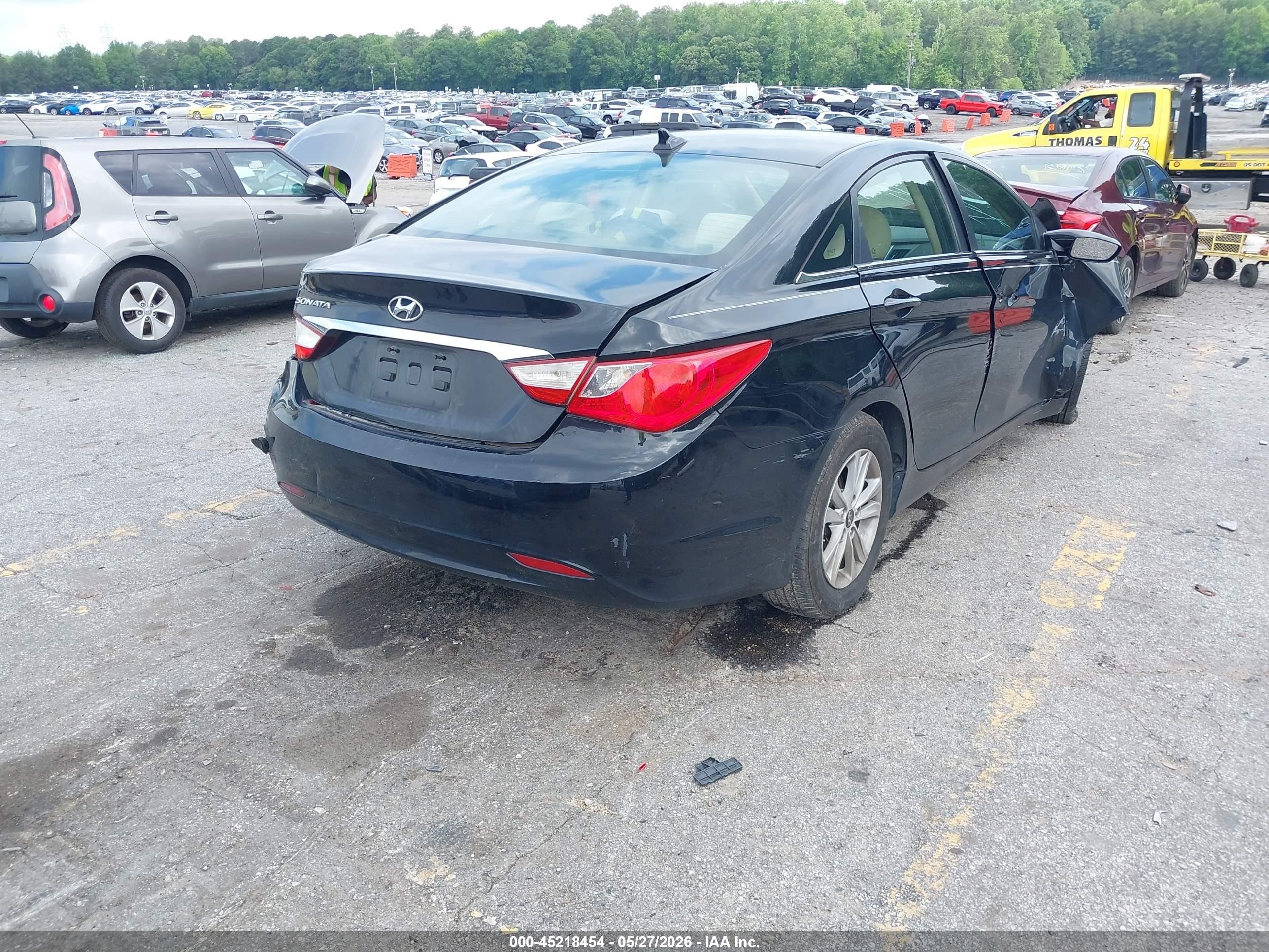 2011 Hyundai Sonata Gls Black vin: 5NPEB4AC8BH029767