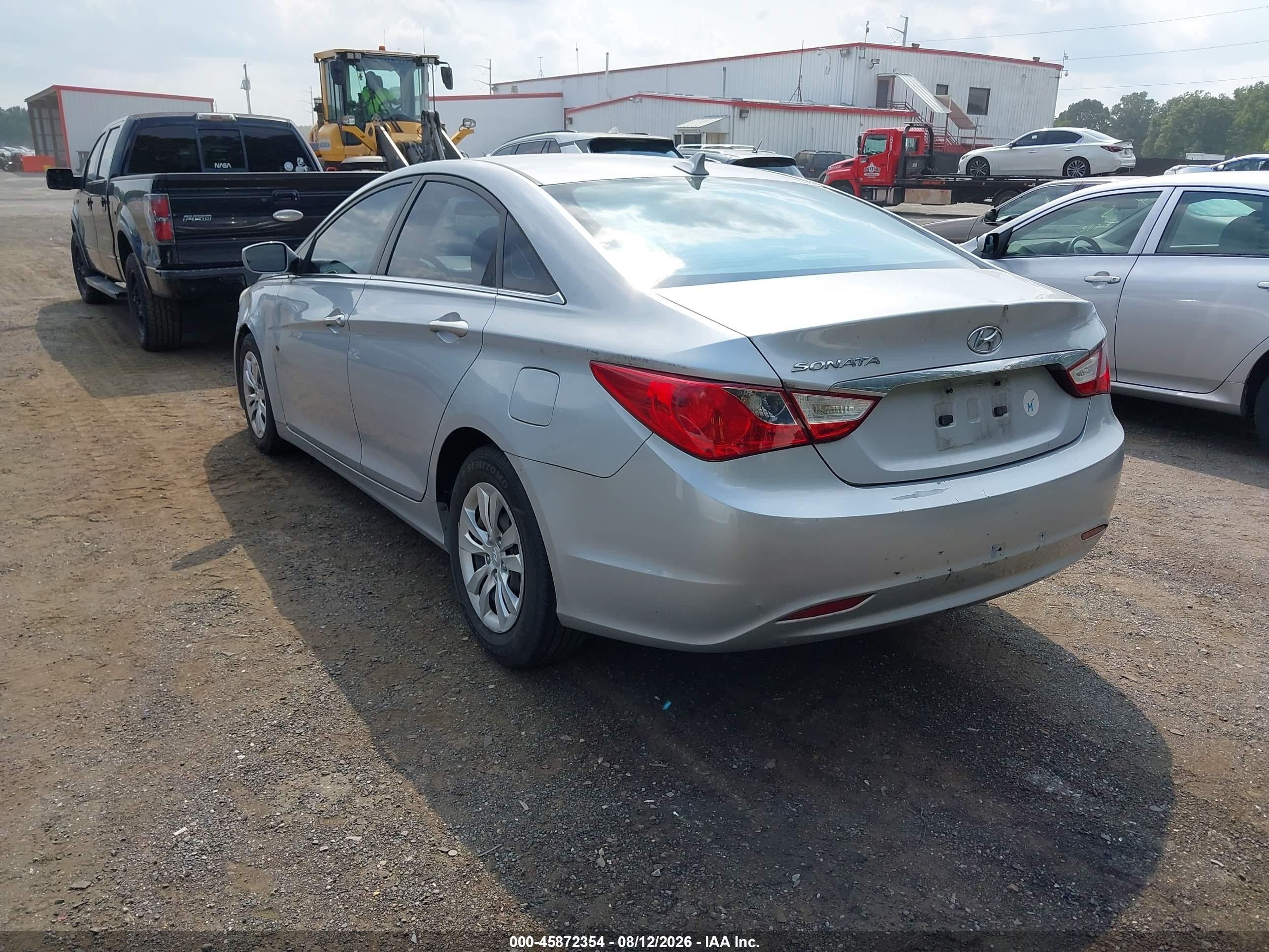 2011 Hyundai Sonata Gls Silver vin: 5NPEB4AC8BH037836
