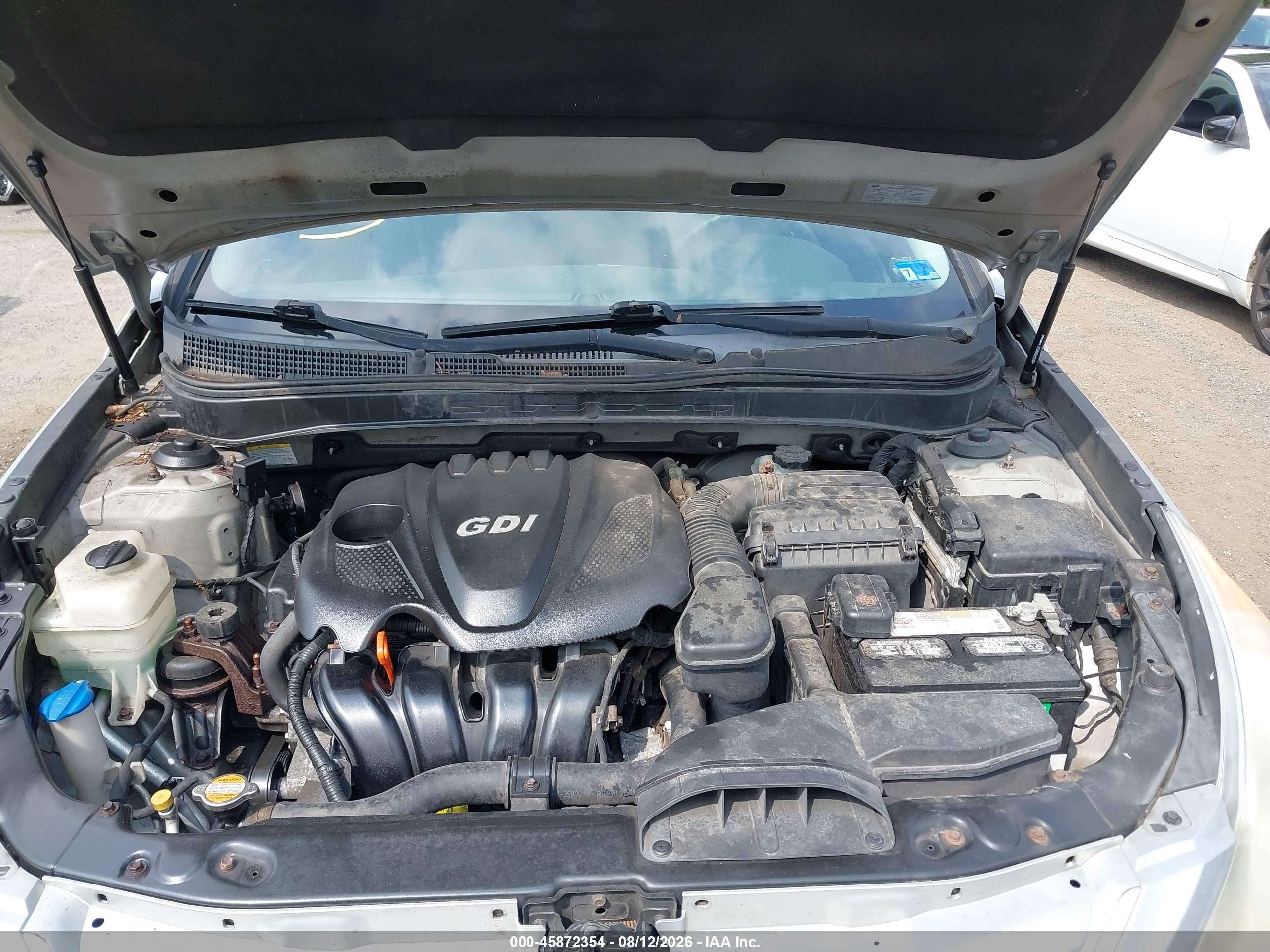2011 Hyundai Sonata Gls Silver vin: 5NPEB4AC8BH037836