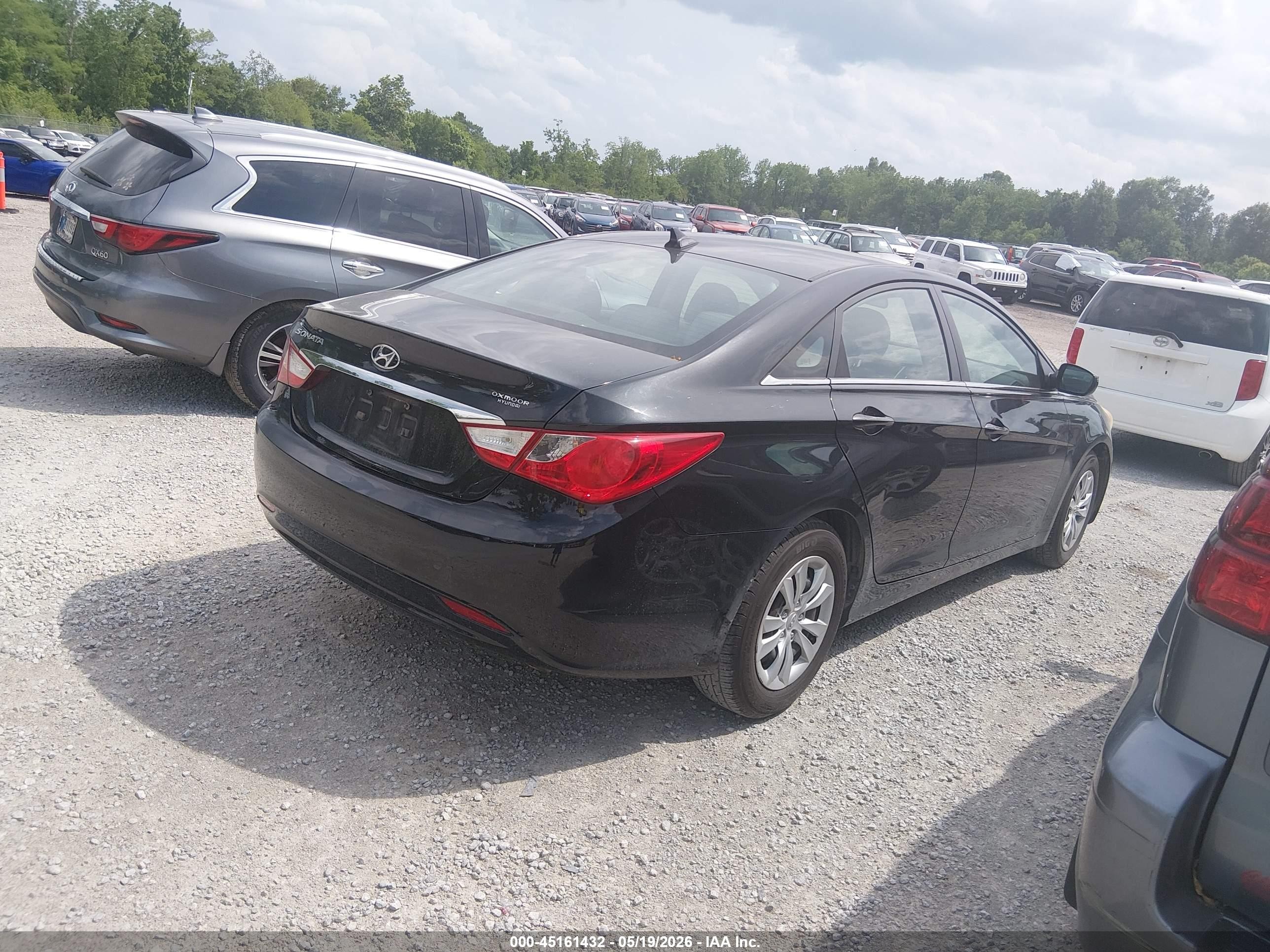 2011 Hyundai Sonata Gls Черный vin: 5NPEB4AC8BH043846