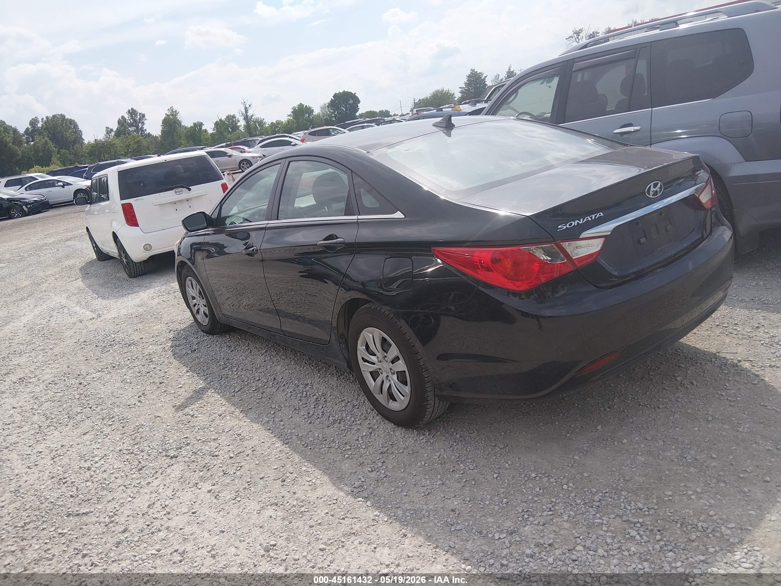 2011 Hyundai Sonata Gls Черный vin: 5NPEB4AC8BH043846