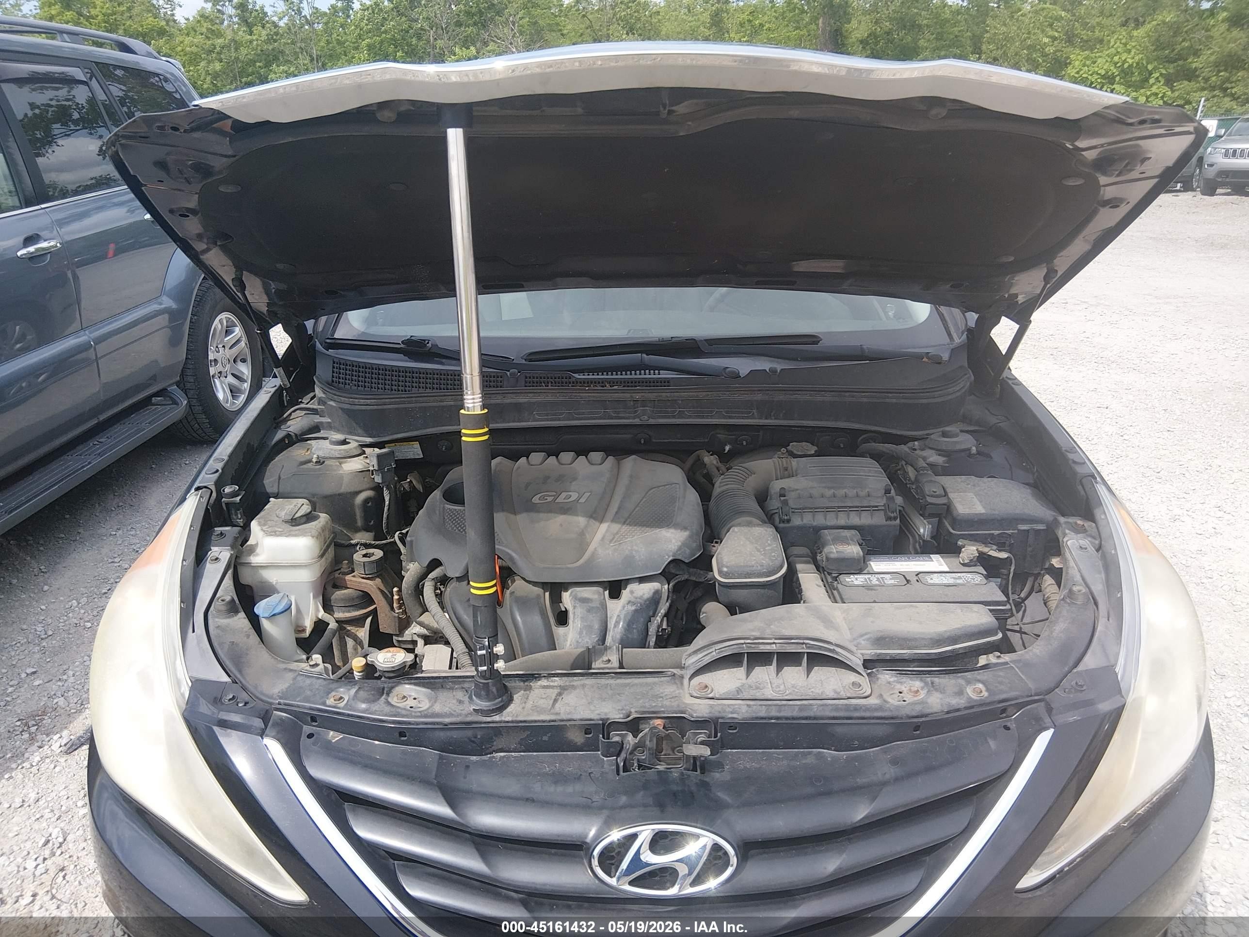 2011 Hyundai Sonata Gls Черный vin: 5NPEB4AC8BH043846