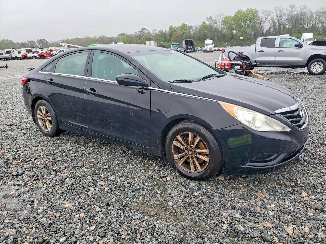 2011 Hyundai Sonata Gls Black vin: 5NPEB4AC8BH058251